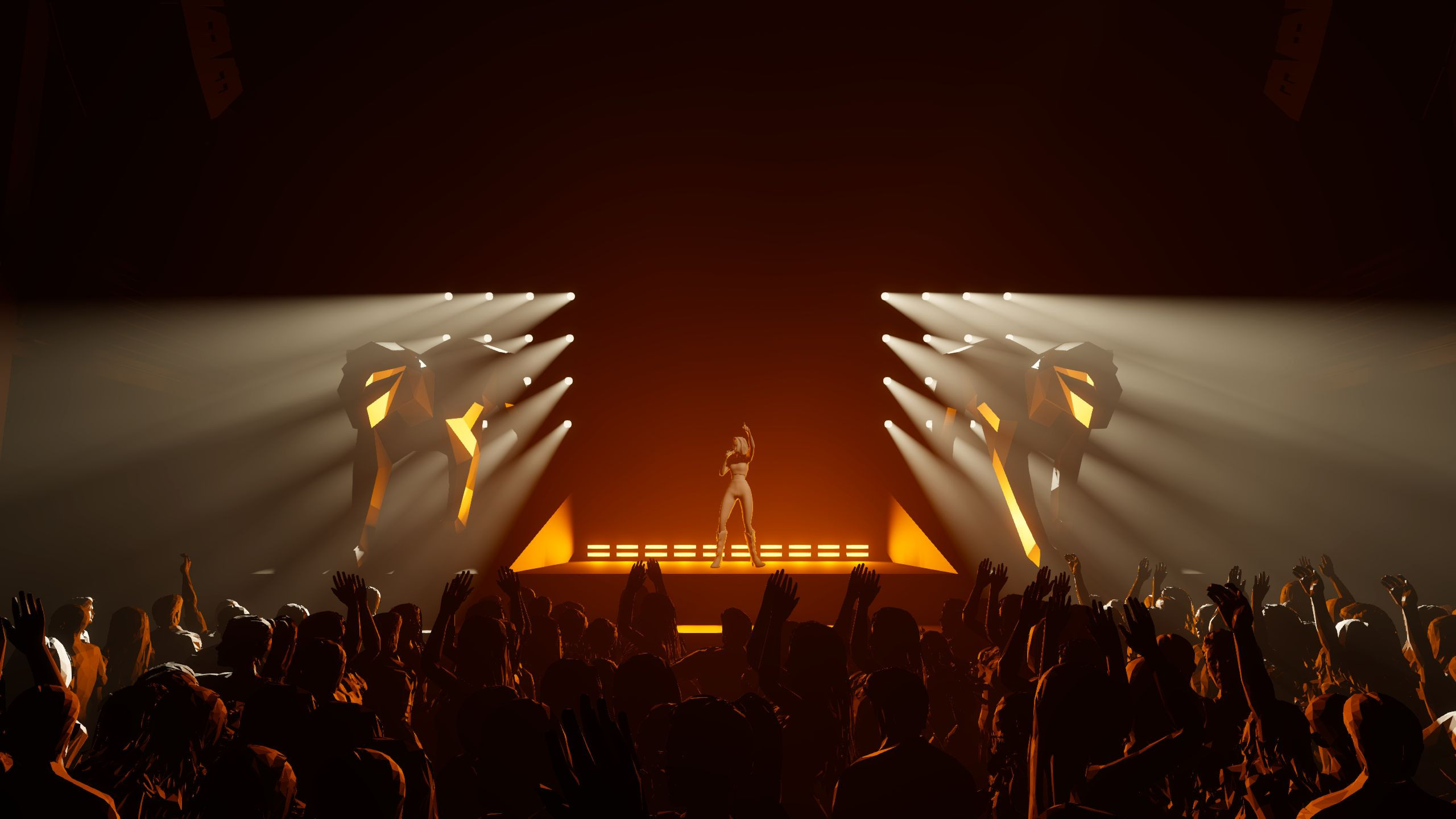 LOW POLY LIONESSES. OOPS TEAM