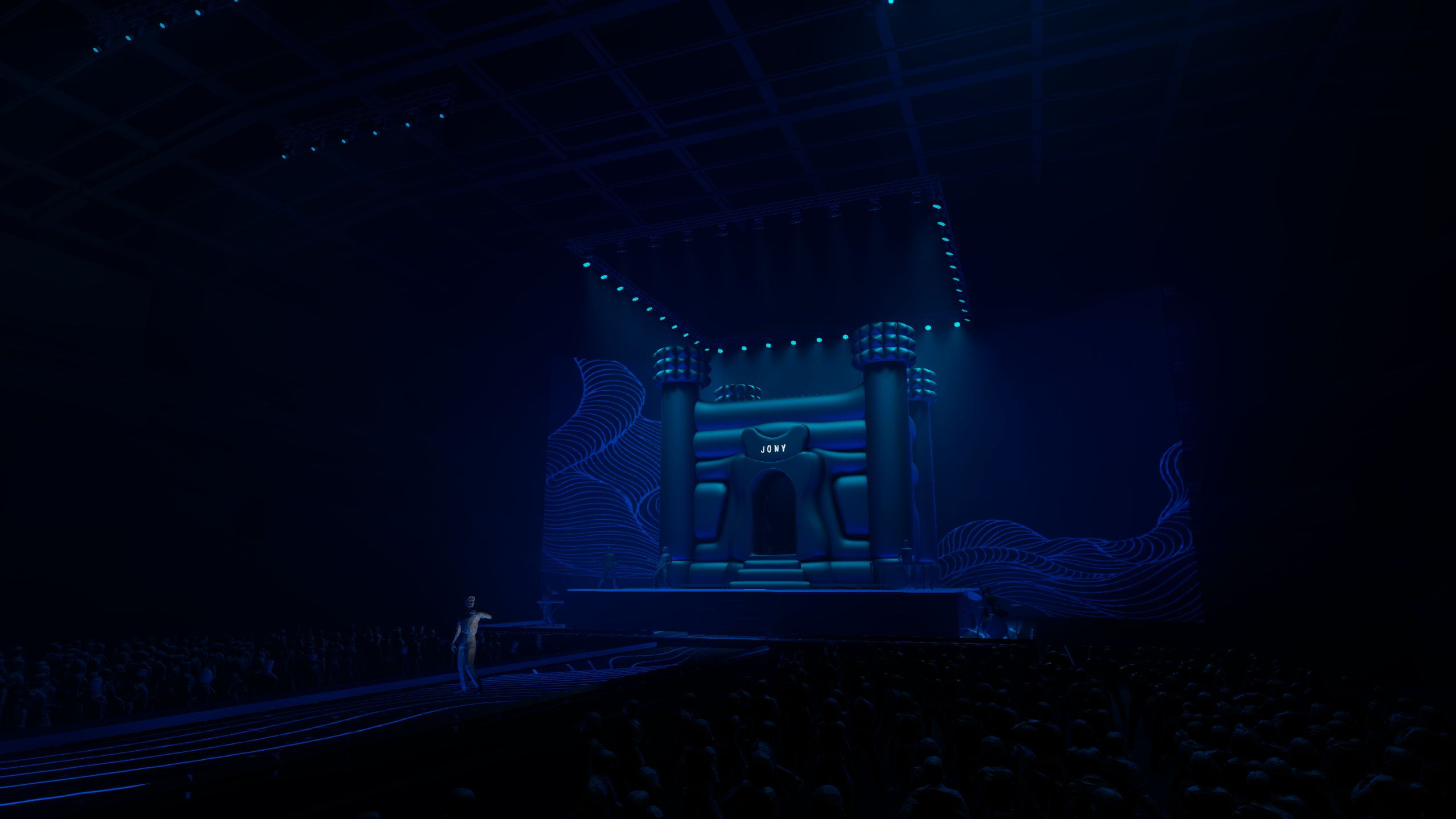 INFLATABLE CASTLE. OOPS