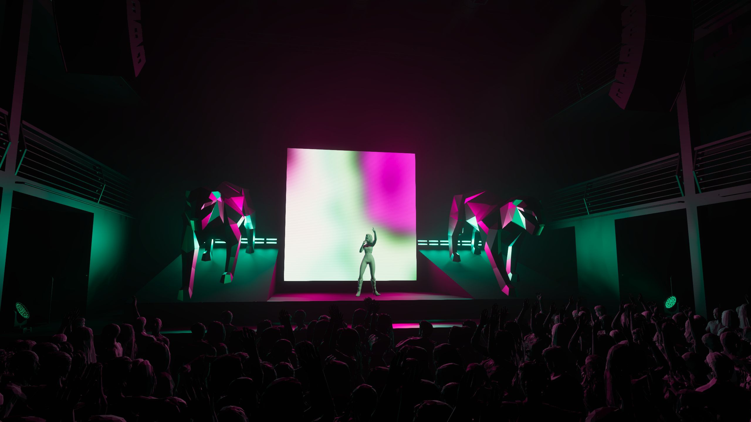 LOW POLY LIONESSES. OOPS TEAM