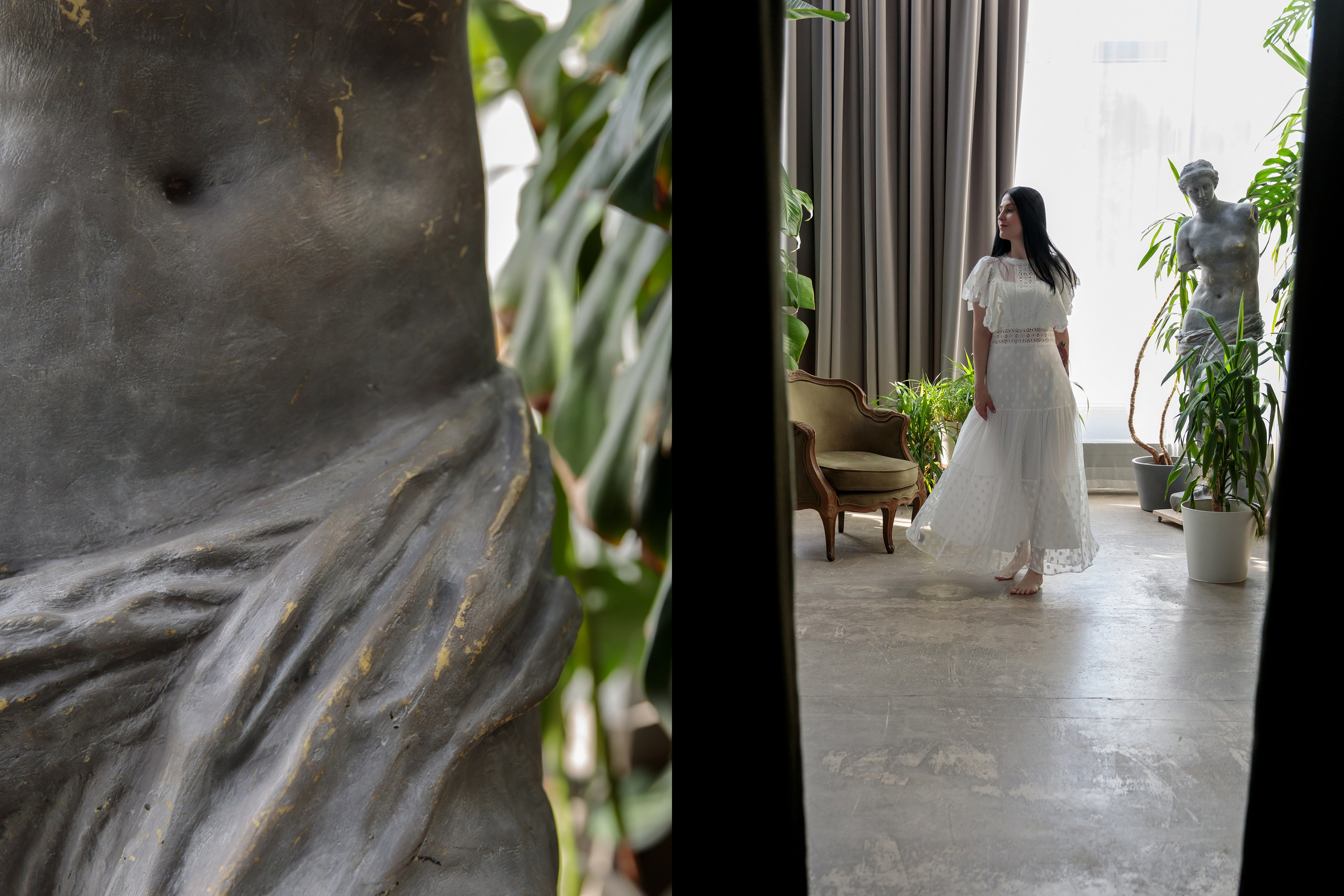 Ольга. Оранжерея. Фотограф в Москве Надуева Татьяна. Женский портрет, детский портрет, с