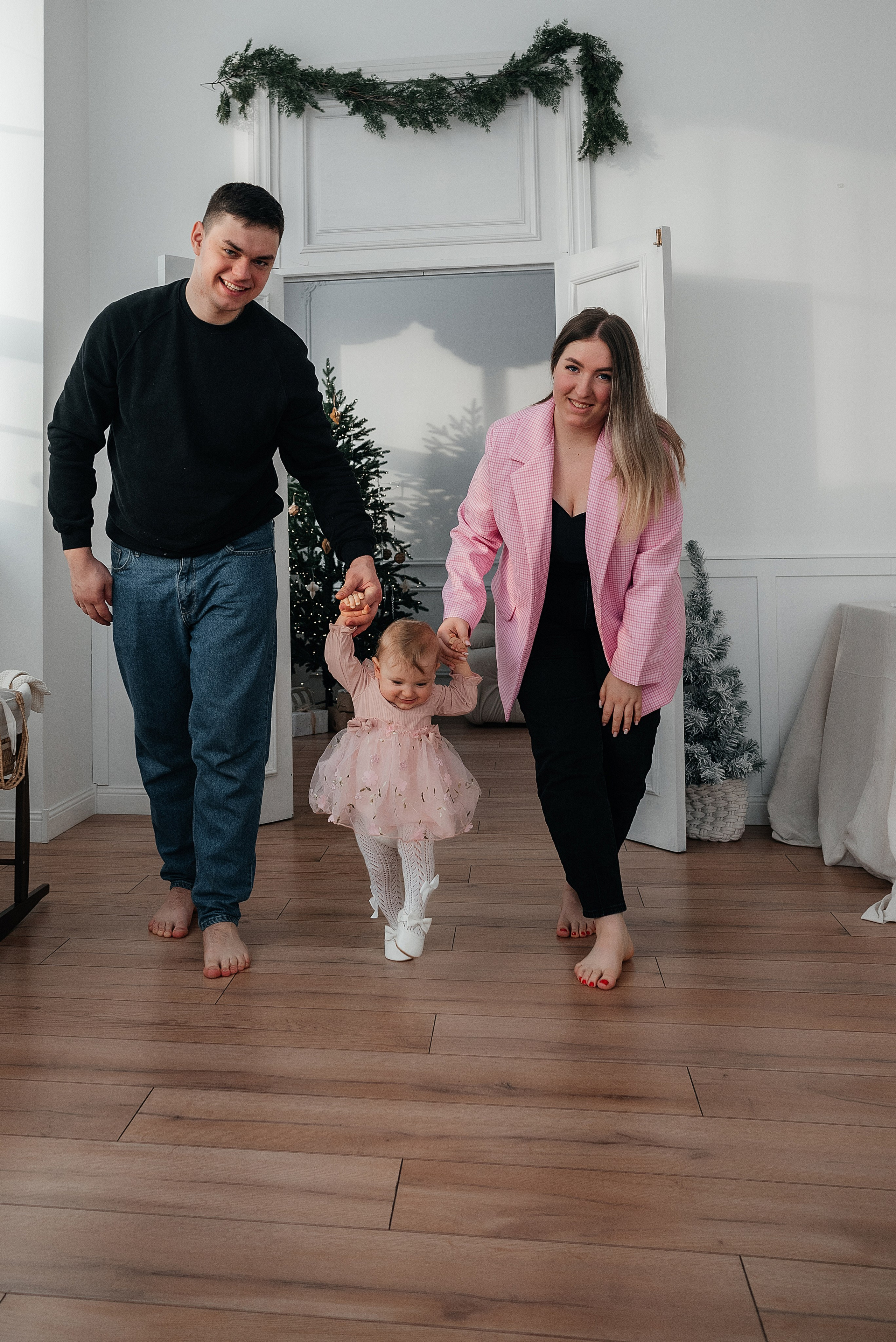 Семейная съемка к Новому году. Фотограф Анастасия Фомина