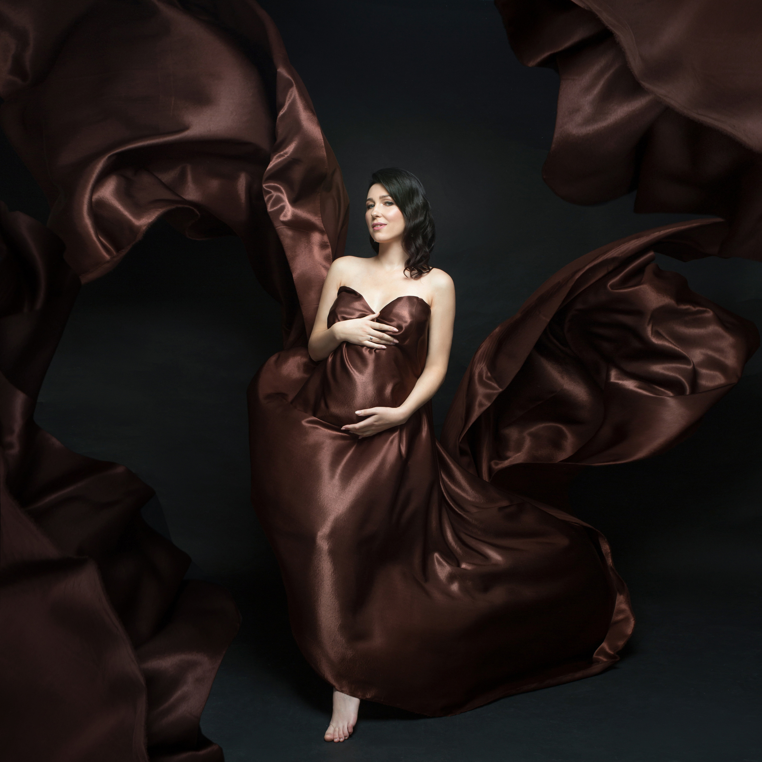 Фотосессия беременности для Анастасии. Фотостудия «Gelios». Фотосессии в Калининграде