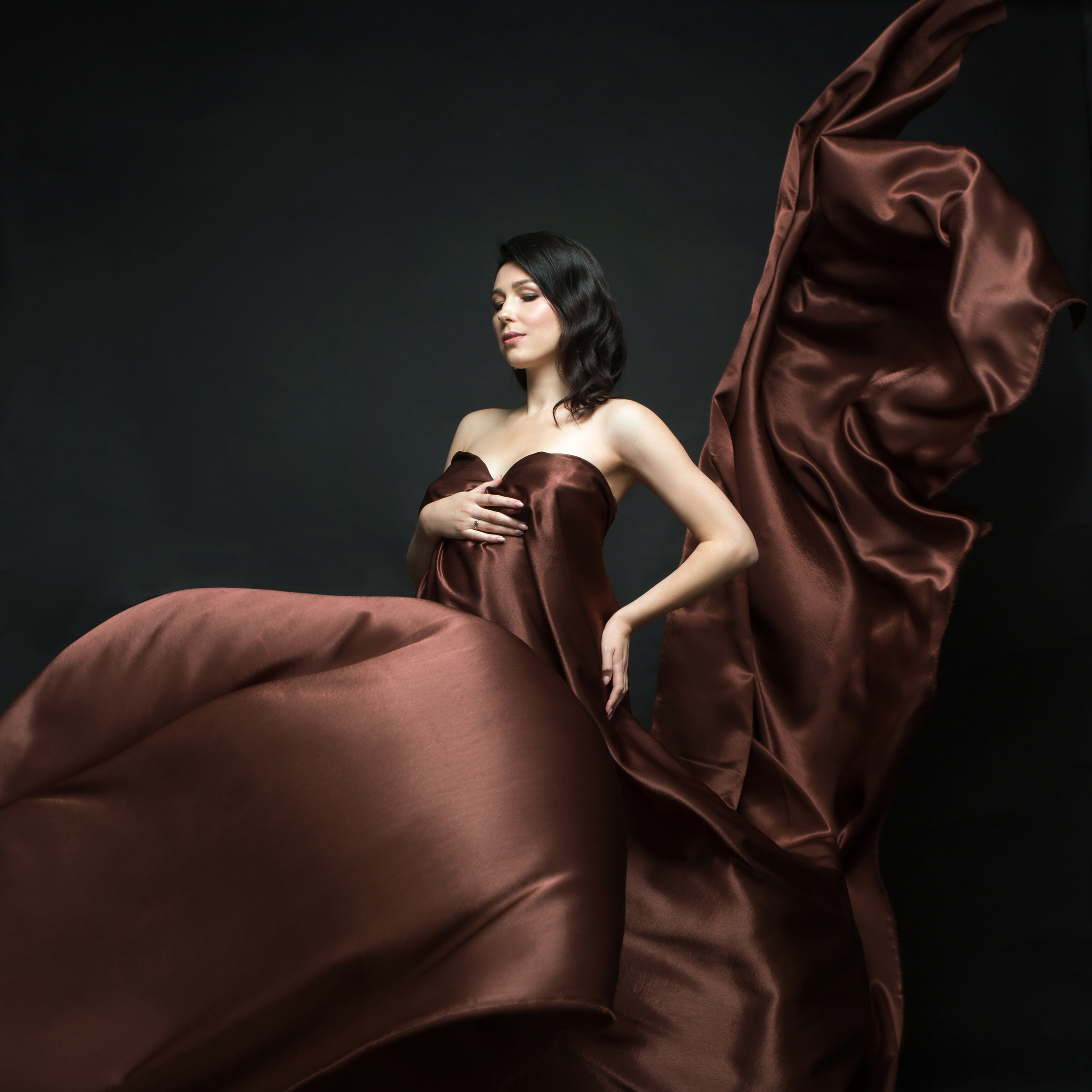 Фотосессия беременности для Анастасии. Фотостудия «Gelios». Фотосессии в Калининграде