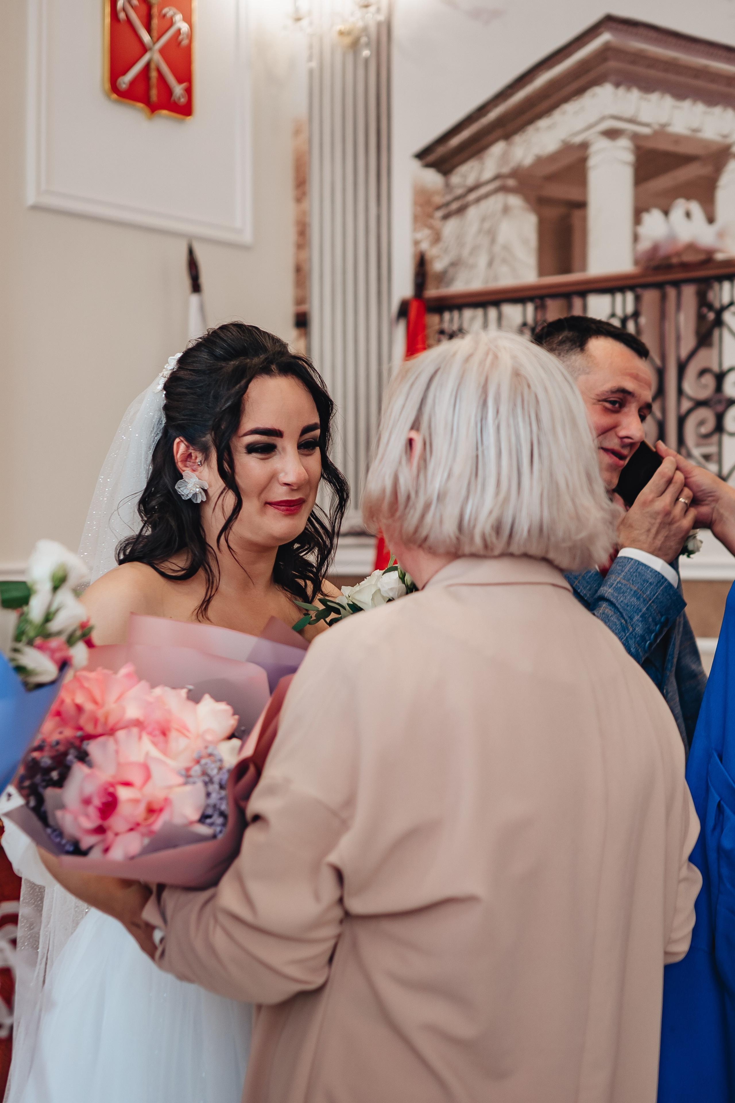 СВАДЕБНАЯ СЬЕМКА В ЗАГСЕ НА МОСКОВСКОМ ПРОСПЕКТЕ. Профессиональный фотограф, Санкт-Петербург — Виктория Богомолова