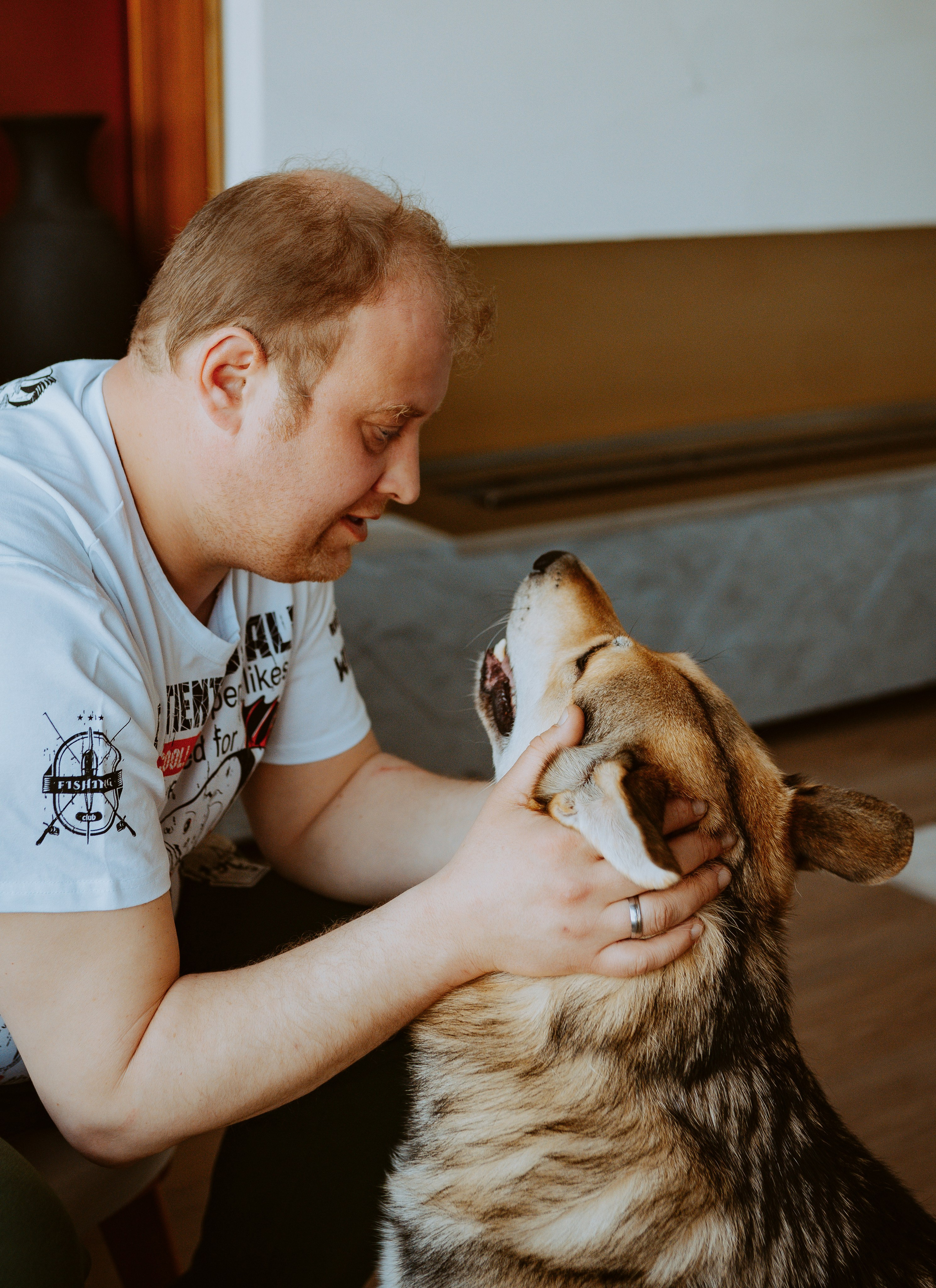 Рэй, Кузя, Ольга и Александр. Фотограф анималист в Спб недорого Олеся Майорова