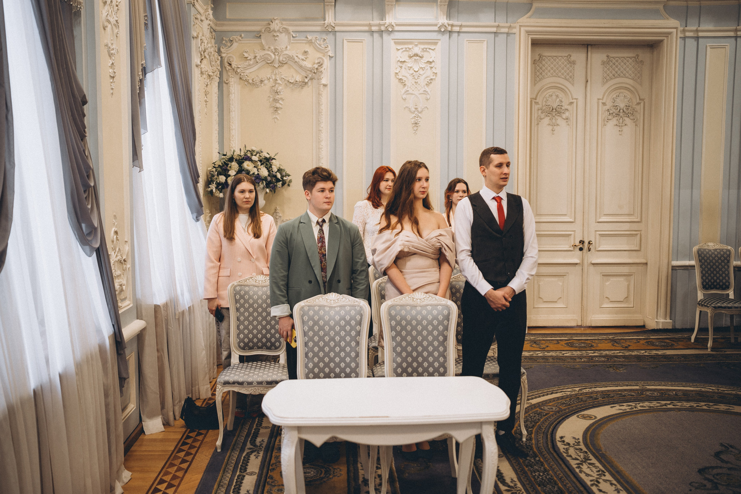 СВАДЕБНАЯ СЬЕМКА ВО ВТОРОМ ДВОРЦЕ С ГОСТЯМИ И ПРОГУЛКА В ТАВРИЧЕСКОМ САДУ. Профессиональный фотограф, Санкт-Петербург — Виктория Богомолова