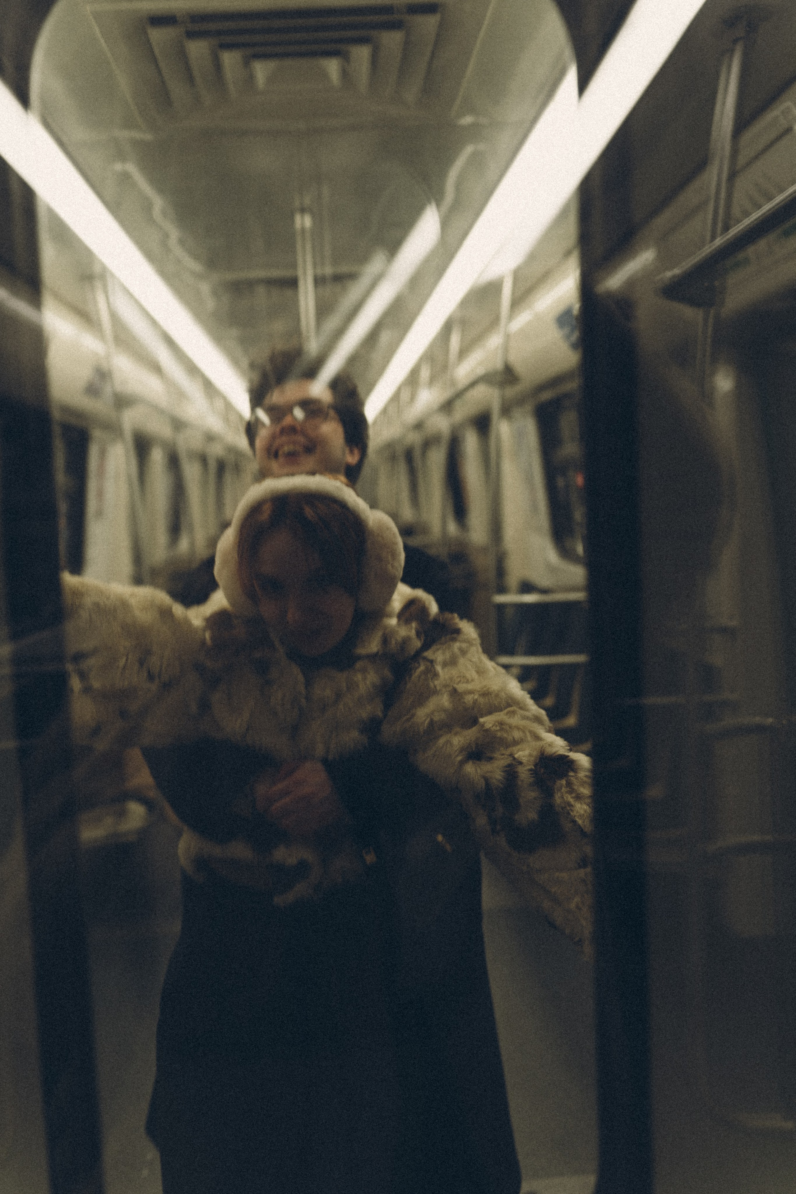 НОВОГОДНЯЯ ФОТОСЕСИИЯ ПАРЫ В МЕТРО ЛЮБОВЬ. Профессиональный фотограф, Санкт-Петербург — Виктория Богомолова