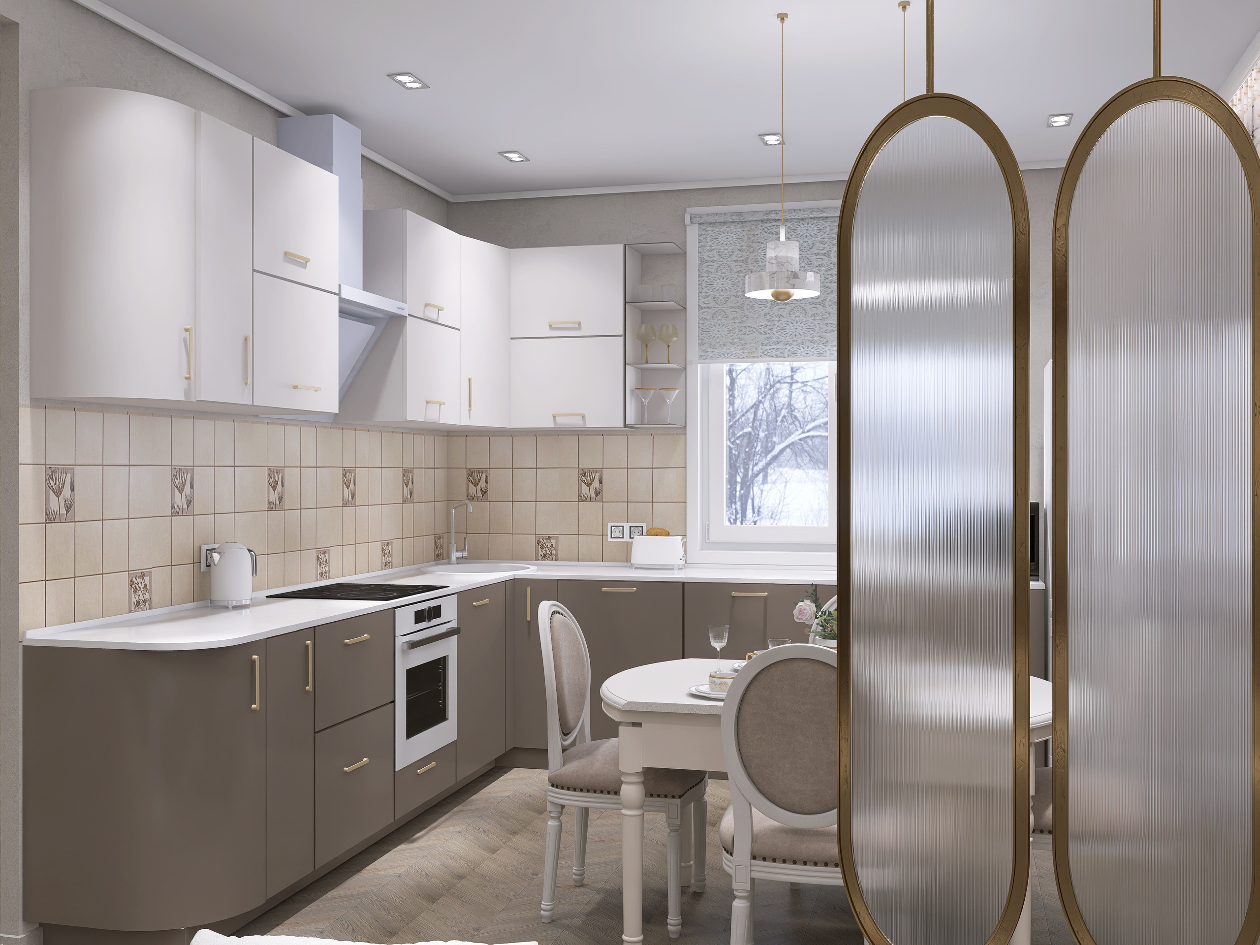 КП Русское поле. Площадь 60 кв. м. Дизайнер интерьера в Новосибирске_Елена Сергеева