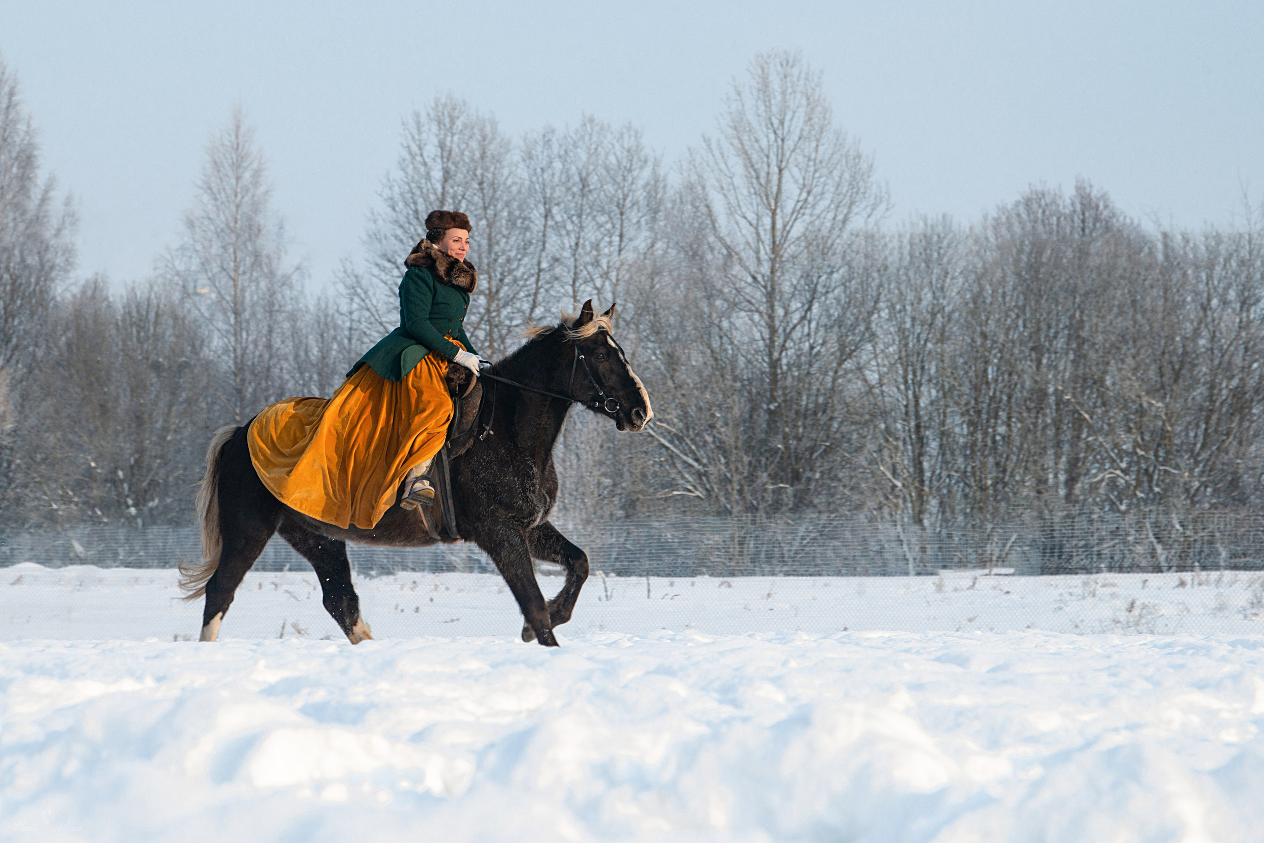 Псовая охота Аванпост. Конный фотограф в Саратове Юлия Иванова