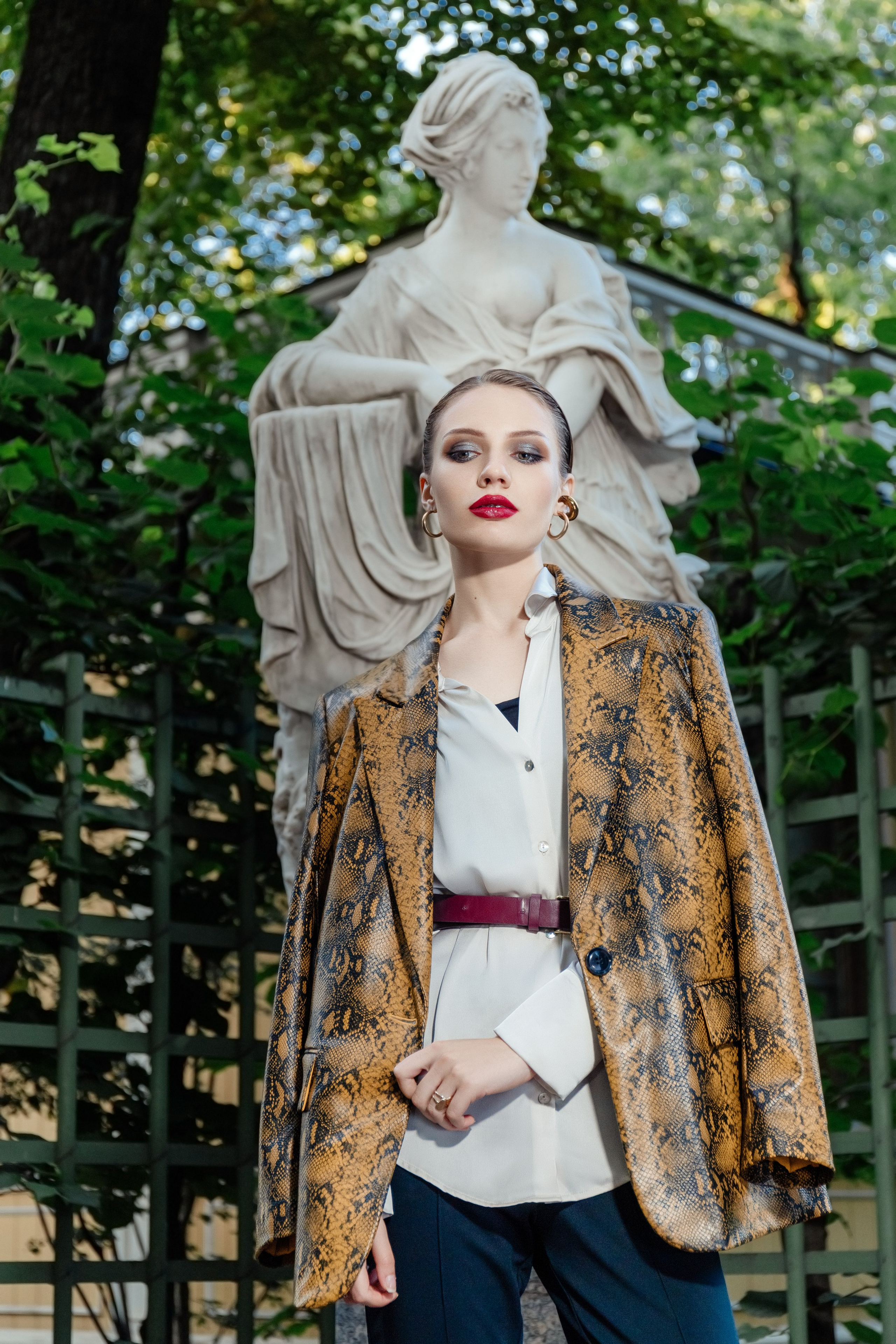 Летняя fashion-съёмка в Летнем саду