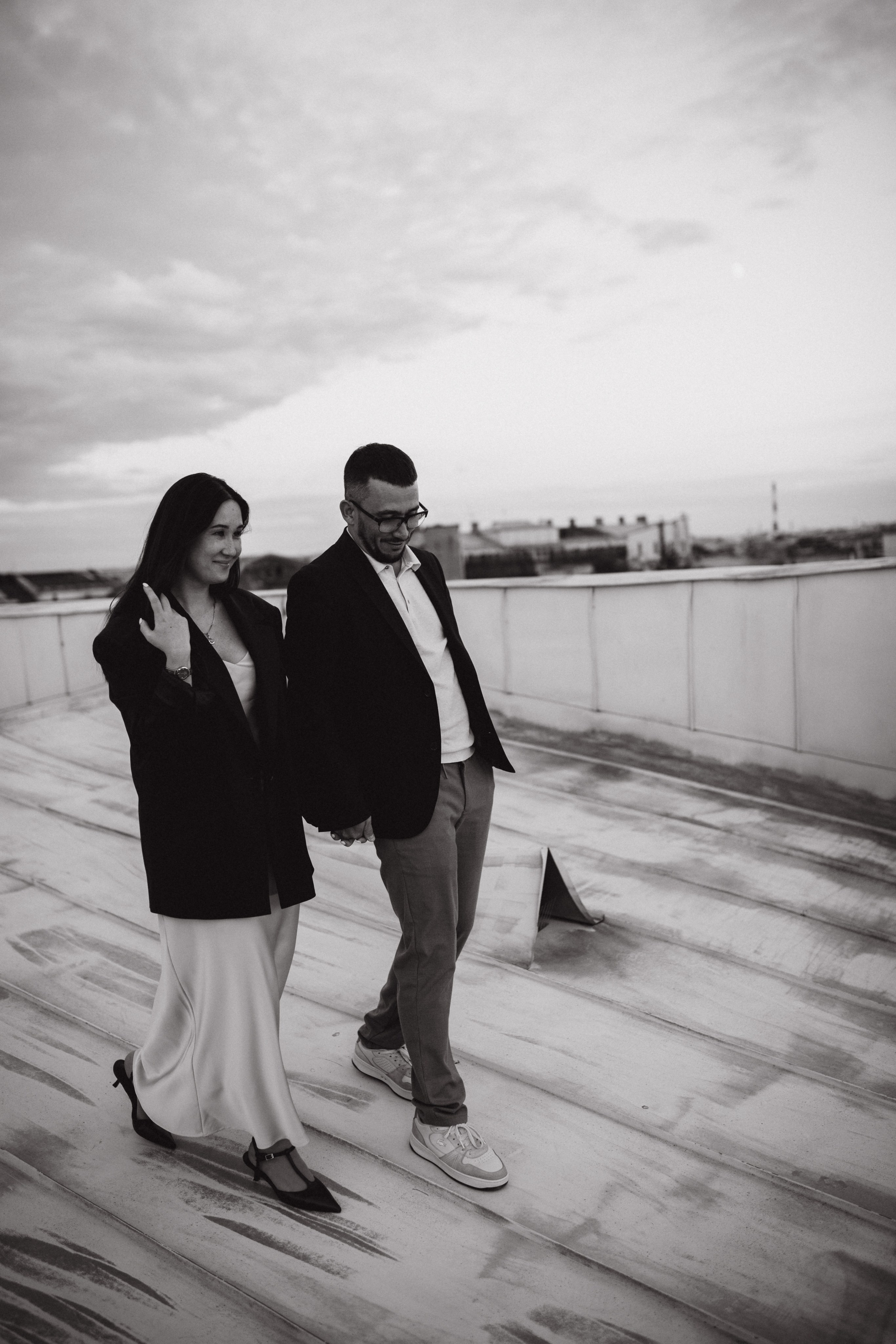 LoveStory на крышах Питера. Фотограф Санкт-Петербург Князева Елизавета