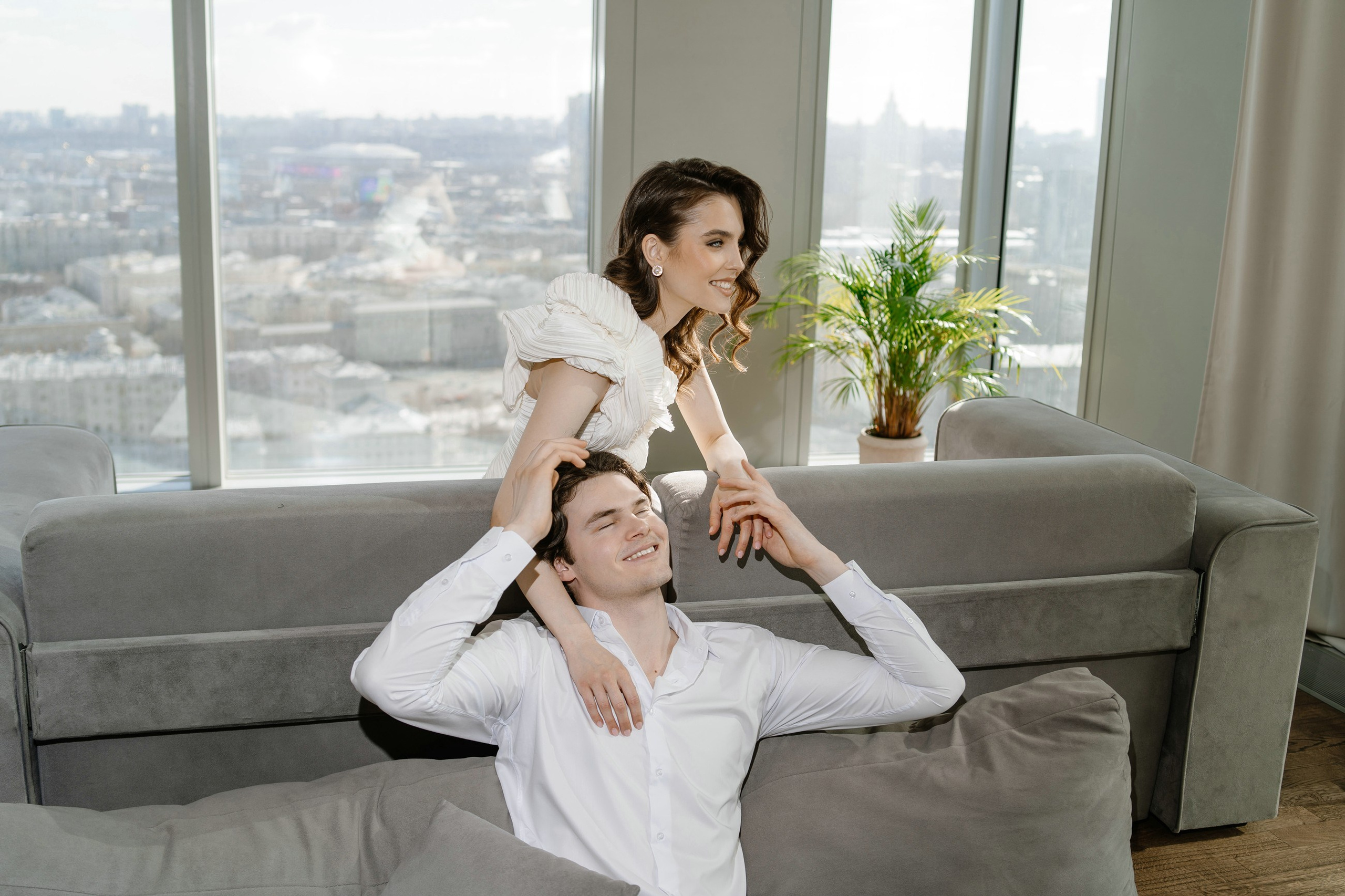 Утро невесты в отеле Москва-Сити. Свадебный и семейный фотограф в Москве Светлана Зоткина