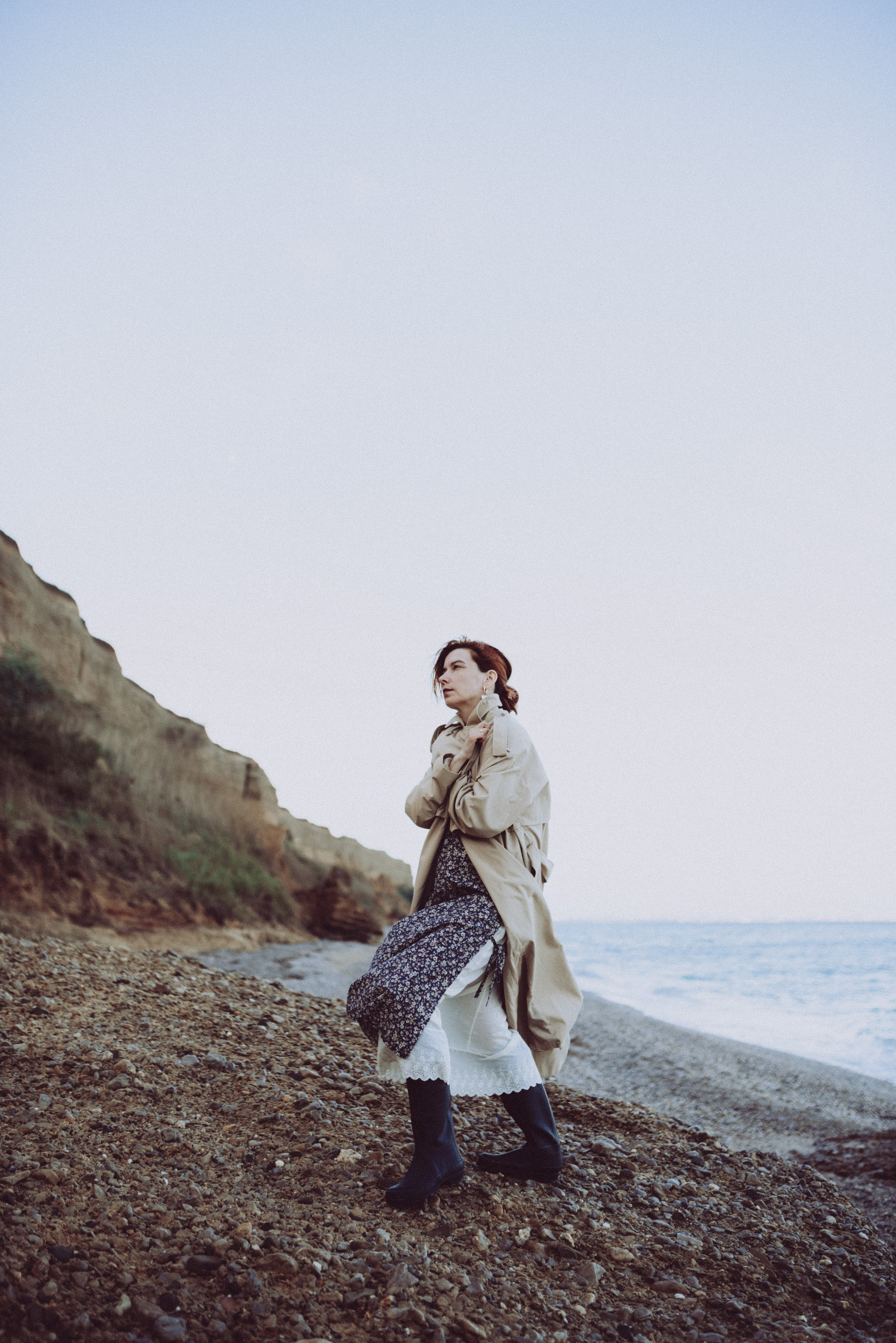 Фототерапия. Лена на пляже