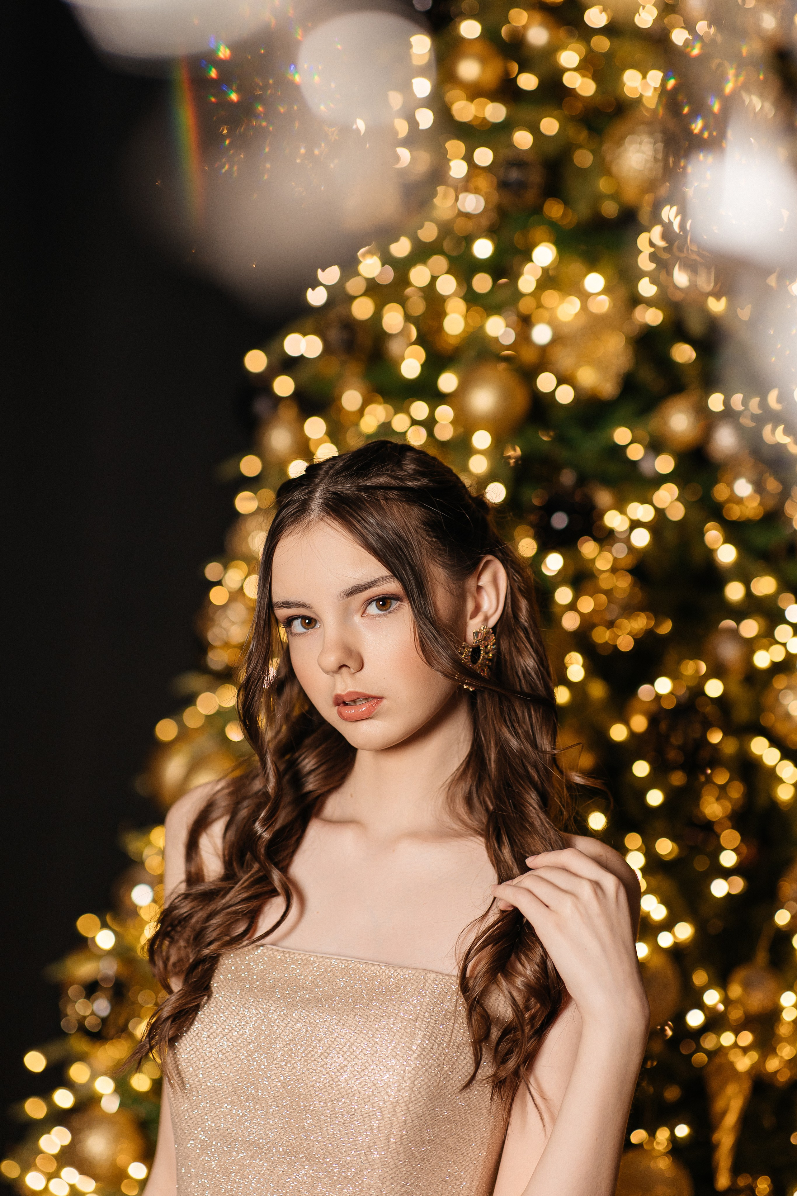 Индивидуальная 2х часовая новогодняя съемка для Анастасии. Портретный фотограф Юлия Красноперова в Барнауле/Заринске