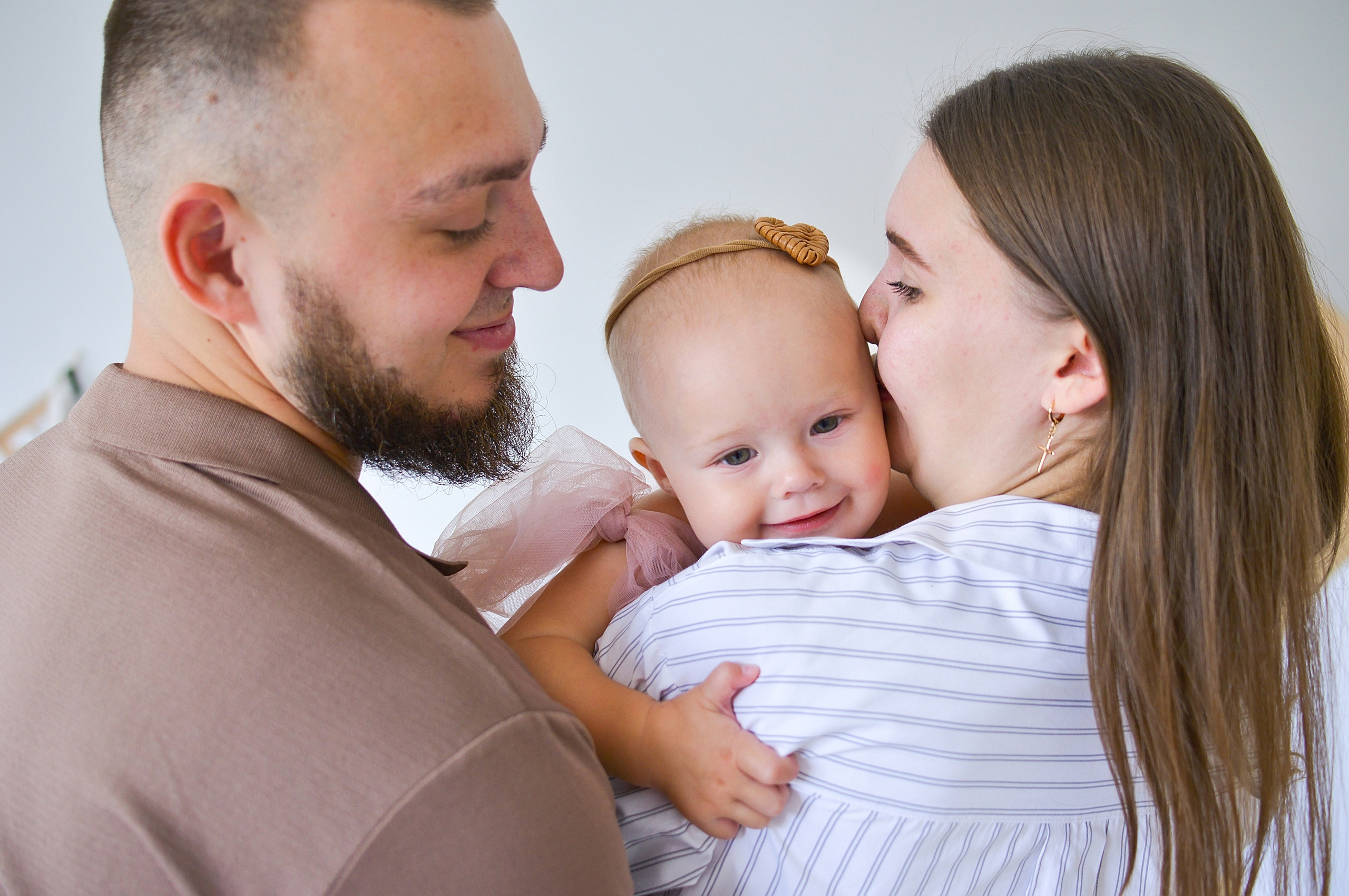 Детская семейная фотосессия на годик. Фотограф новорожденных Краснодар Малышенко Надежда