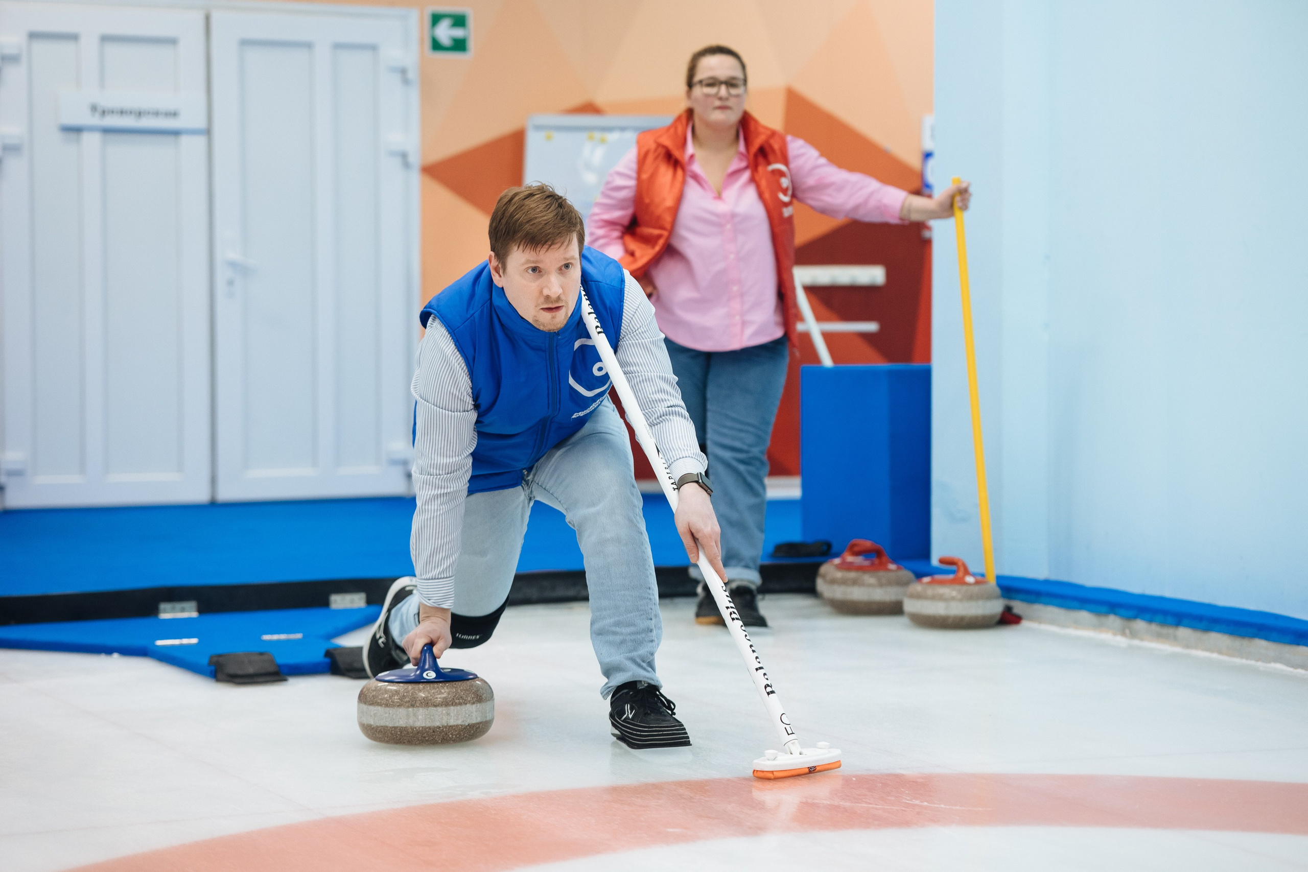 Корпоратив в кёрлинге. Свадебный и семейный фотограф Екатерина Иванова