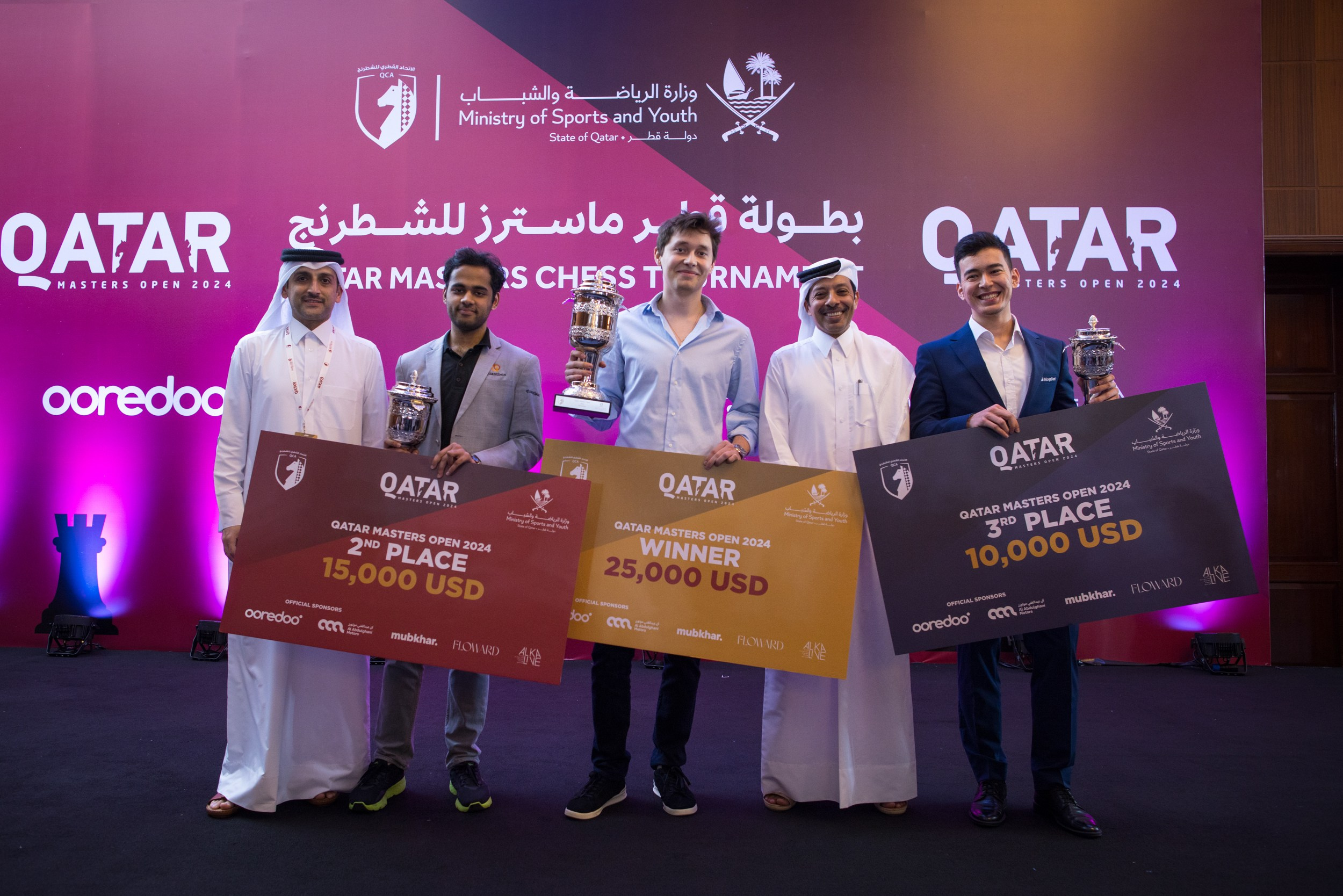 2024.12.12 Qatar Masters Open 2024 — Closing Ceremony. Фотограф Анна Штурман (репортажная съёмка любых событий и мероприятий) Anna Shtourman photographer