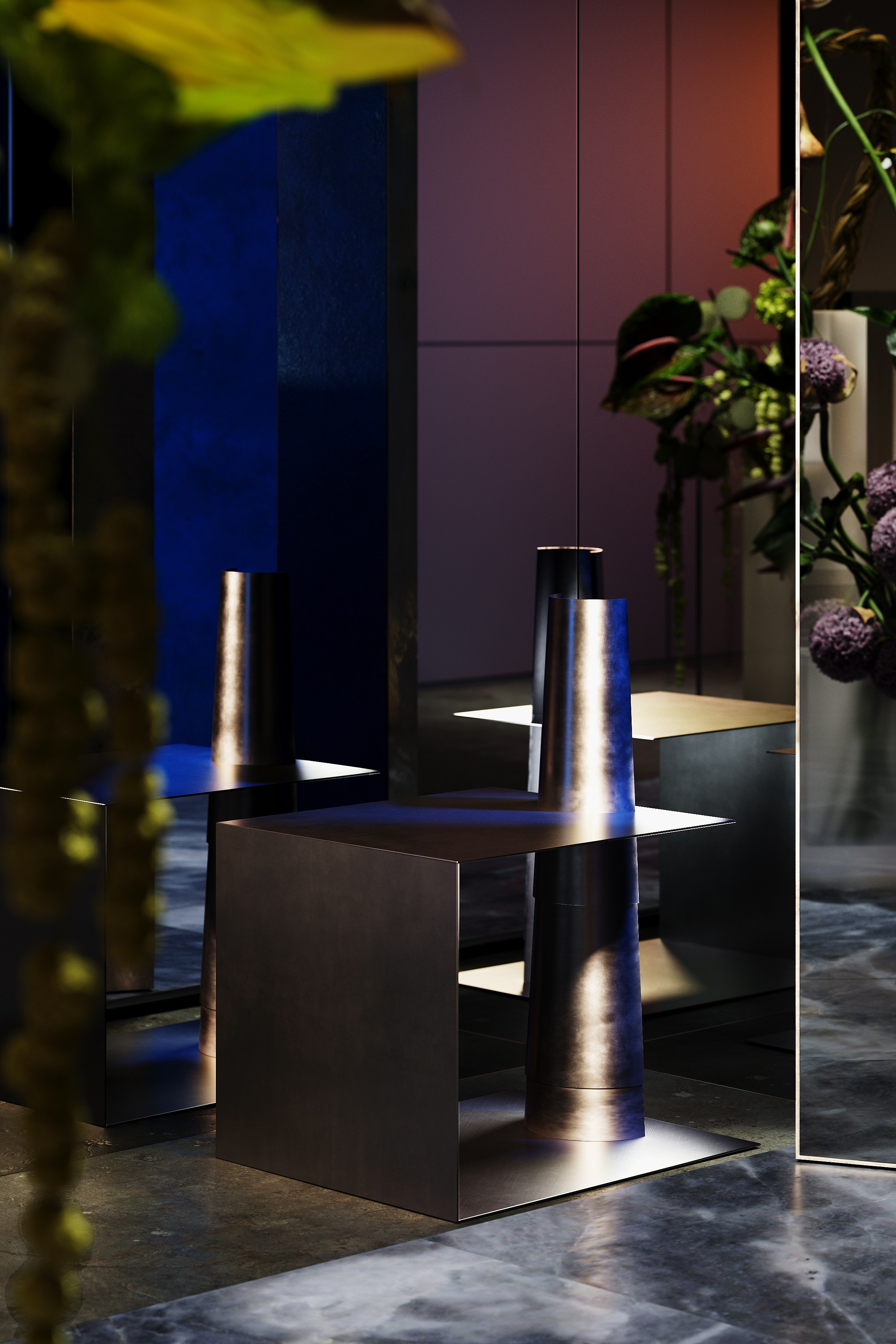PARIS FLOWER BOUTIQUE. VALERIA GORNOSTAEVA. DESIGN AND VISUALIZATION