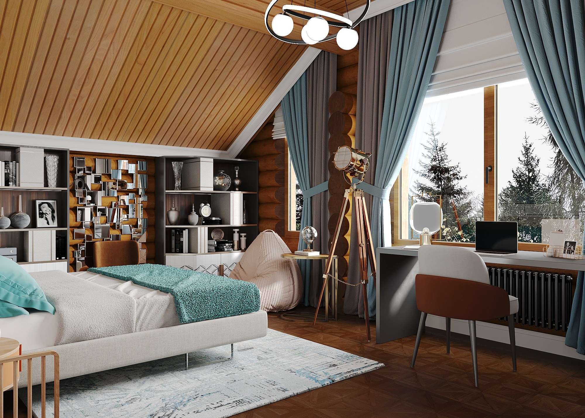 ДОМ В НИКОЛИНО 500 КВ.М. 3 ЭТАЖ. Irina Balykina — Interior 3D Visualisation