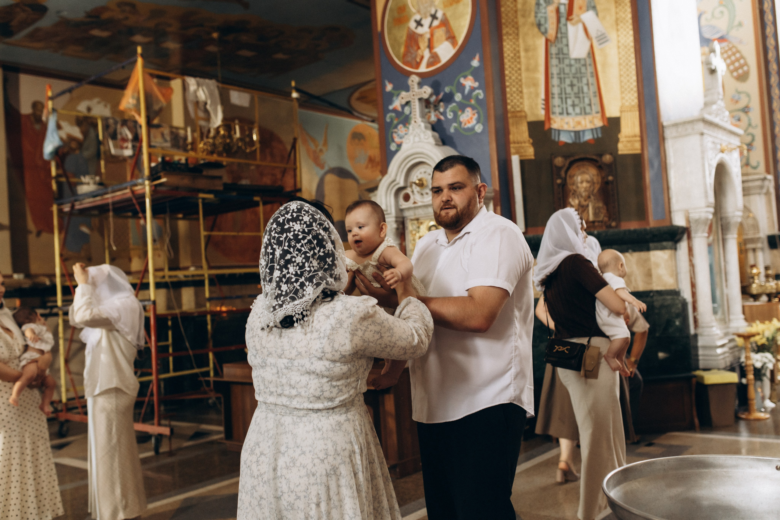 Крещение Киры. Самый теплый фотограф в Краснодаре Рябоконь Ксения