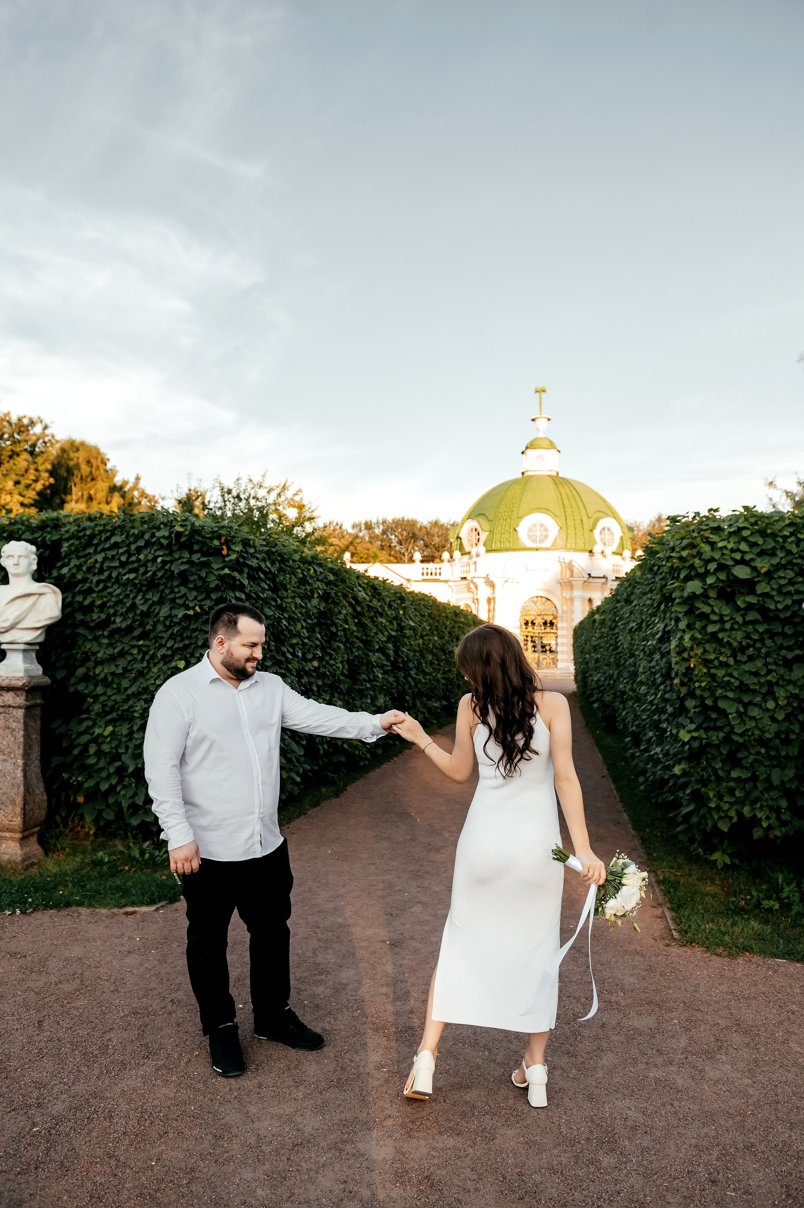ЗАГС + Музей-Усадьба «Кусково». Свадебная фотоистория. Свадебный и семейный фотограф Виктория Носачёва. Щелково, Москва и МО