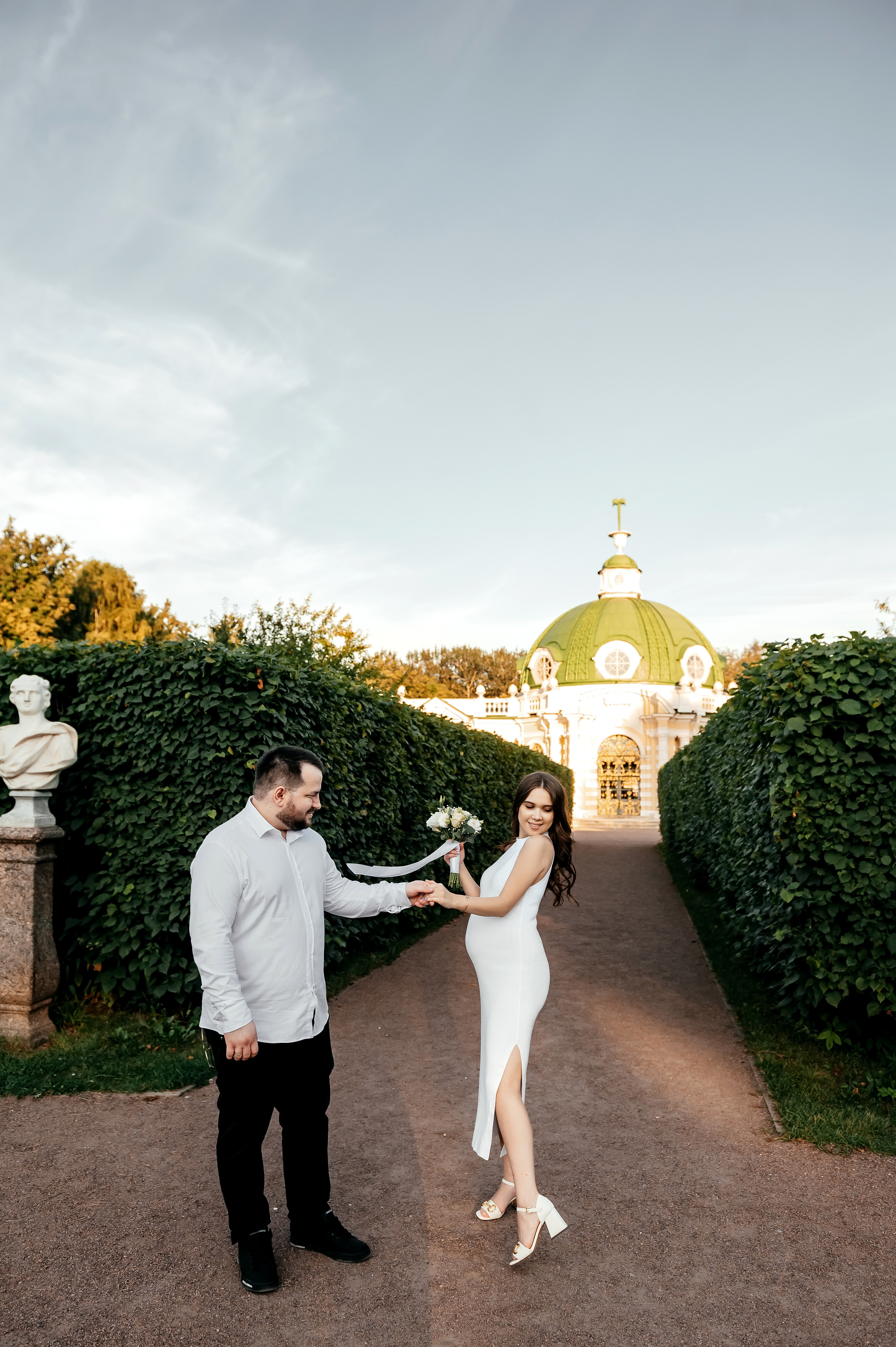 ЗАГС + Музей-Усадьба «Кусково». Свадебная фотоистория. Свадебный и семейный фотограф Виктория Носачёва. Щелково, Москва и МО