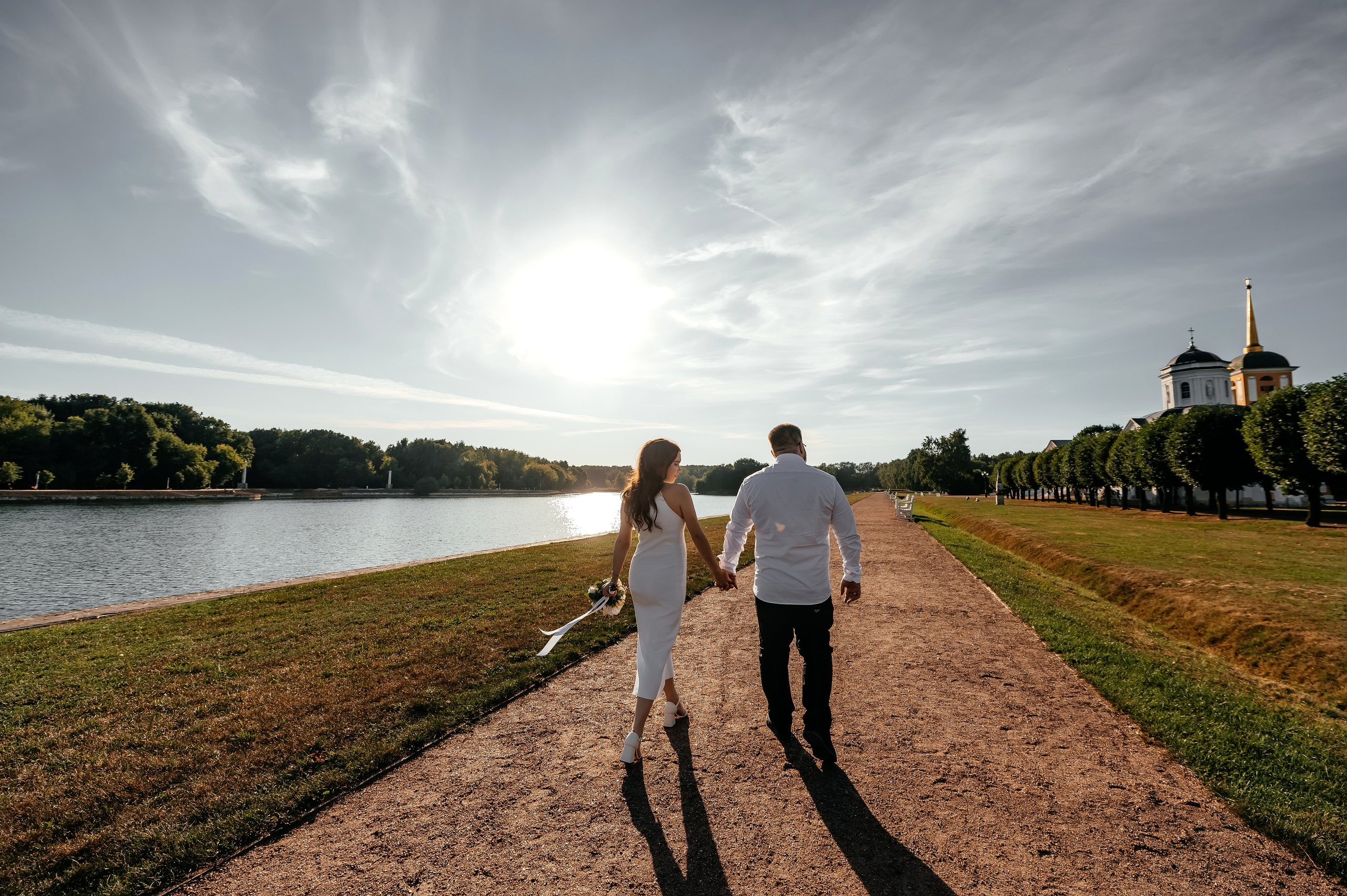 ЗАГС + Музей-Усадьба «Кусково». Свадебная фотоистория. Свадебный и семейный фотограф Виктория Носачёва. Щелково, Москва и МО