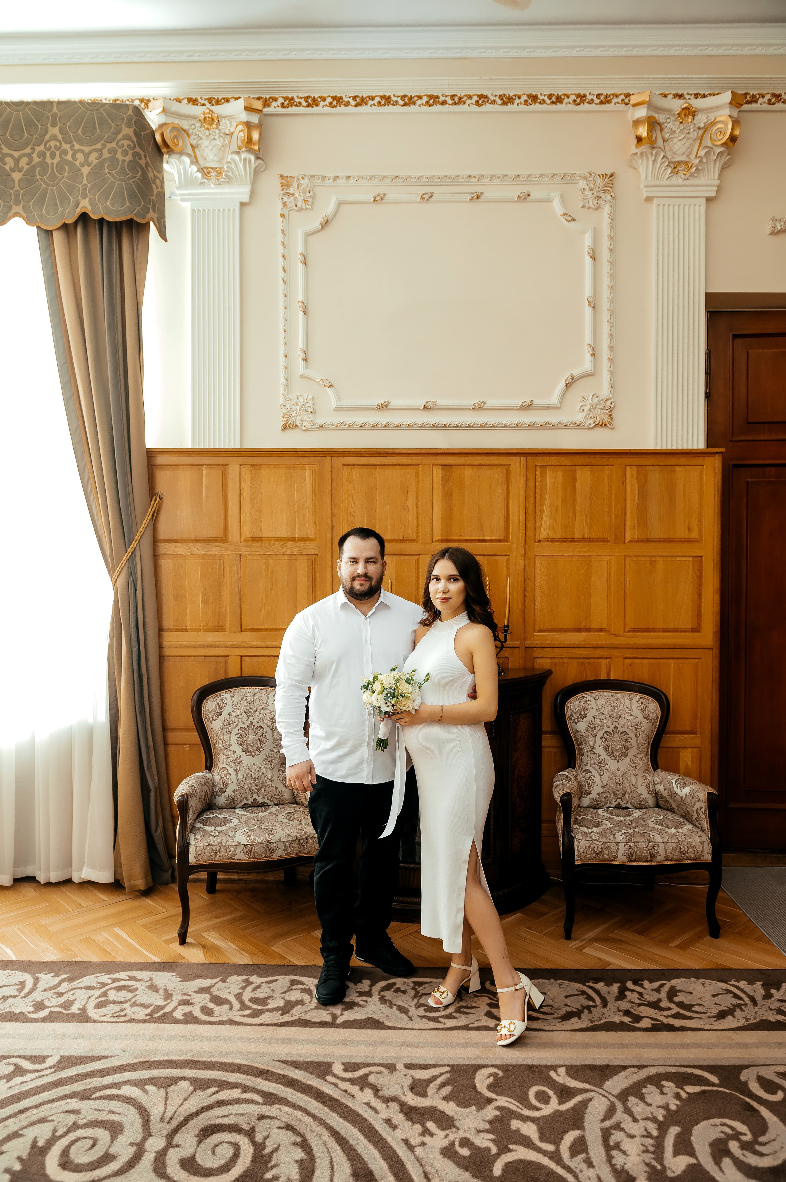 ЗАГС + Музей-Усадьба «Кусково». Свадебная фотоистория. Свадебный и семейный фотограф Виктория Носачёва. Щелково, Москва и МО