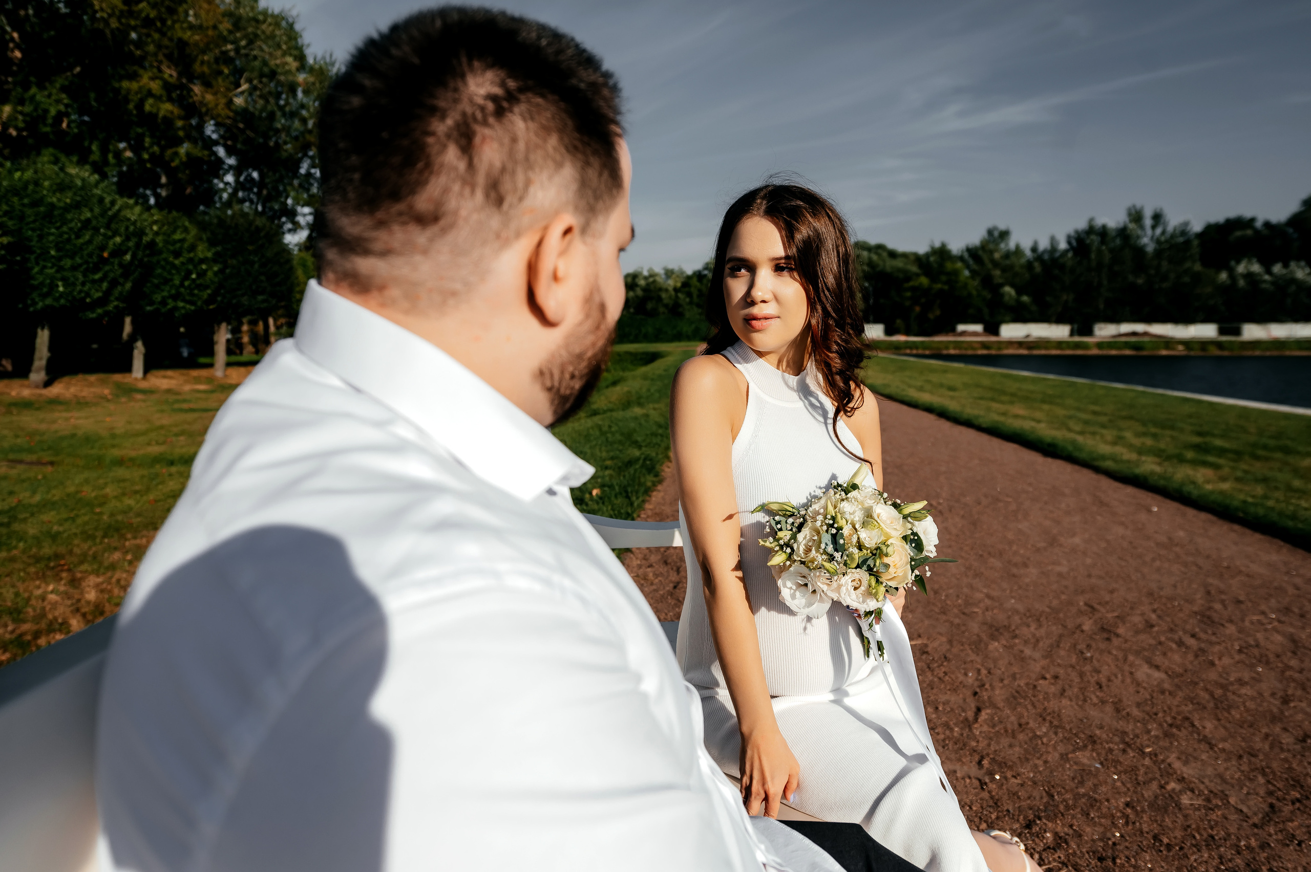 ЗАГС + Музей-Усадьба «Кусково». Свадебная фотоистория. Свадебный и семейный фотограф Виктория Носачёва. Щелково, Москва и МО