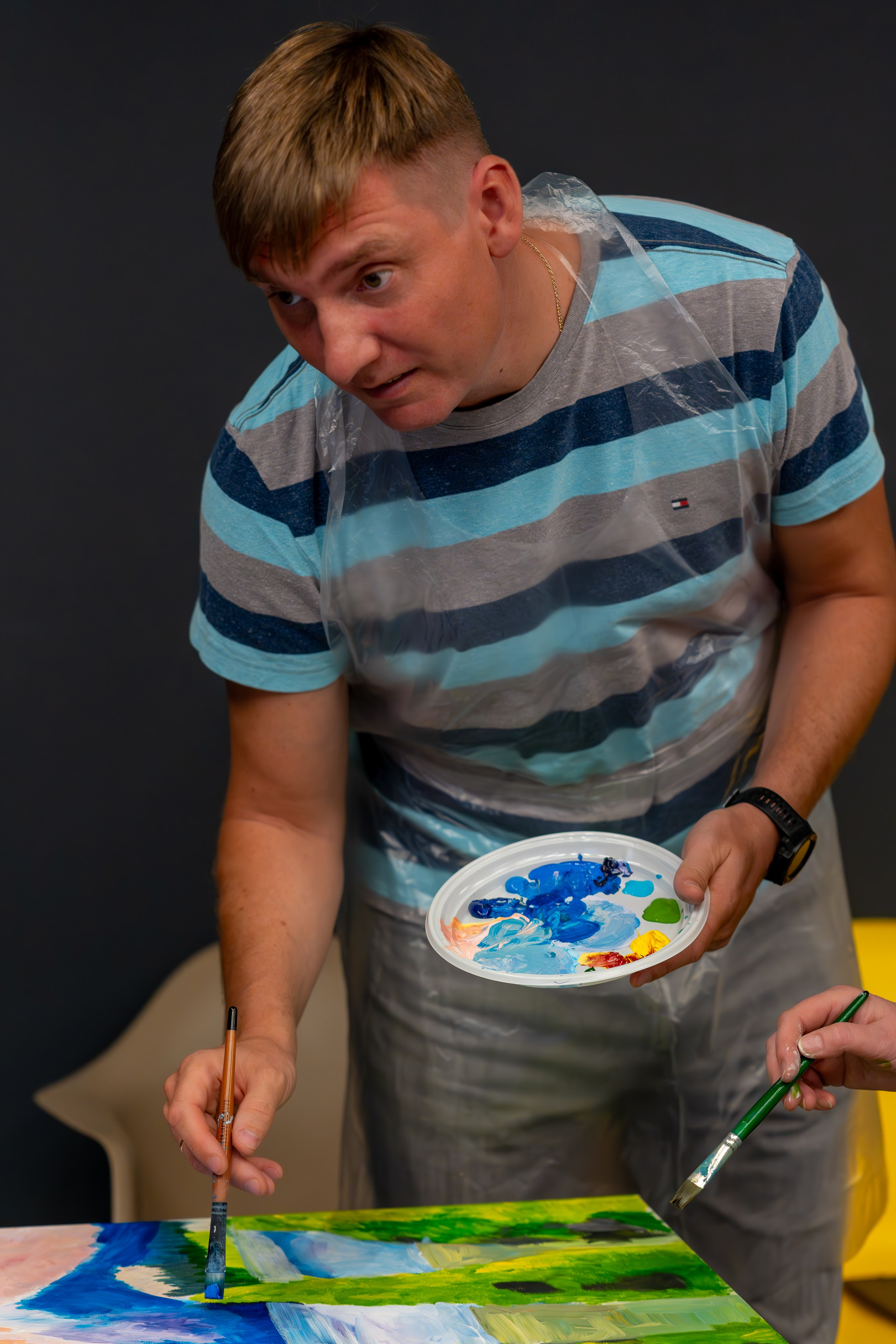 MICE мероприятие — мастер класс по акварели. Репортажный фотограф в Красной Поляне и Сочи Павлюченко Екатерина