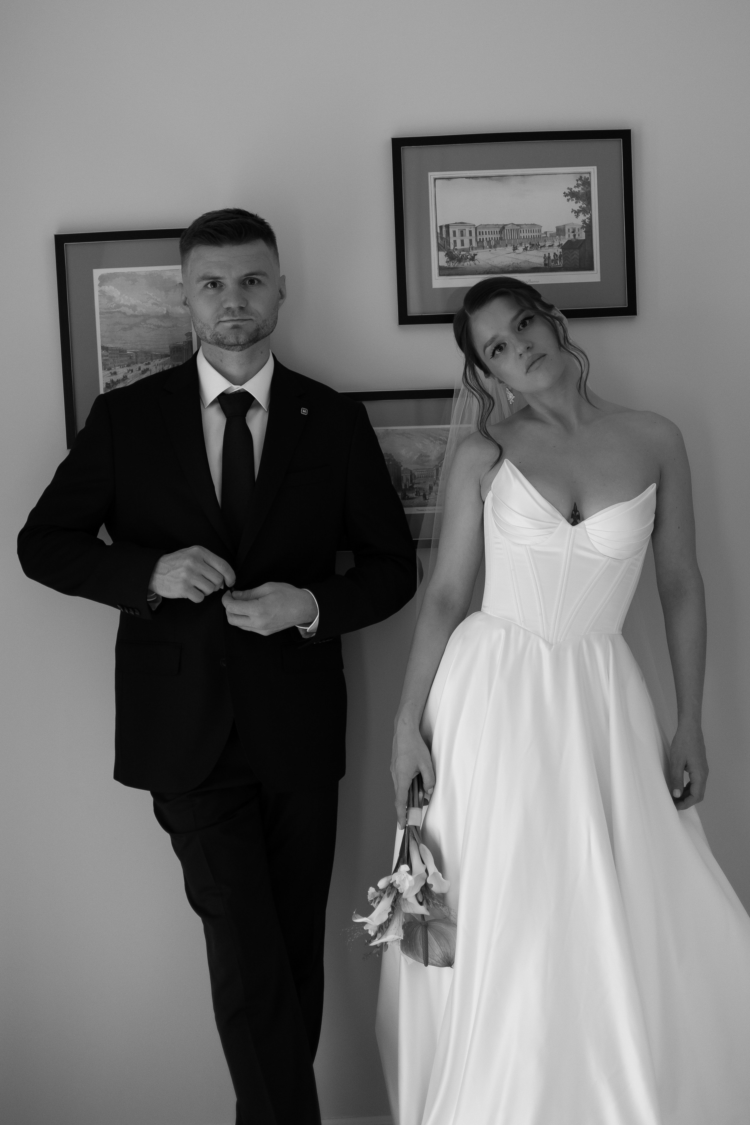 Серая кошка и рыжий кот. Свадебный и семейный фотограф Арина Кулёва