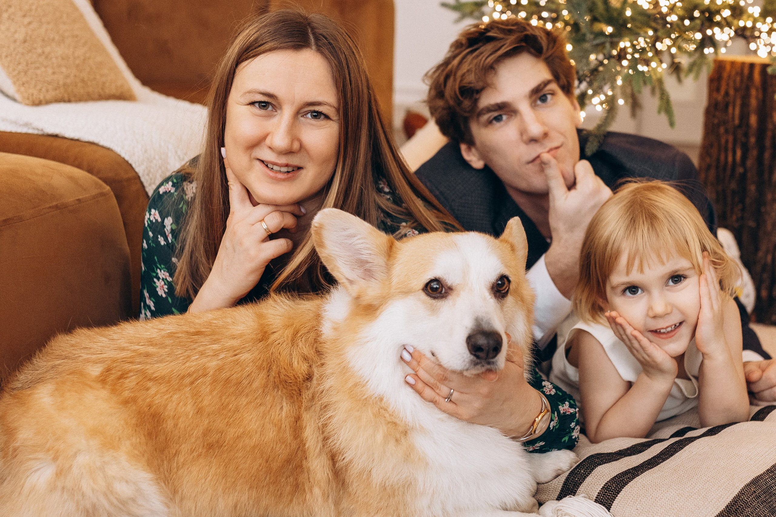 Семейная новогодняя фотосессия. Семейный фотограф в Самаре Елена Ефимова