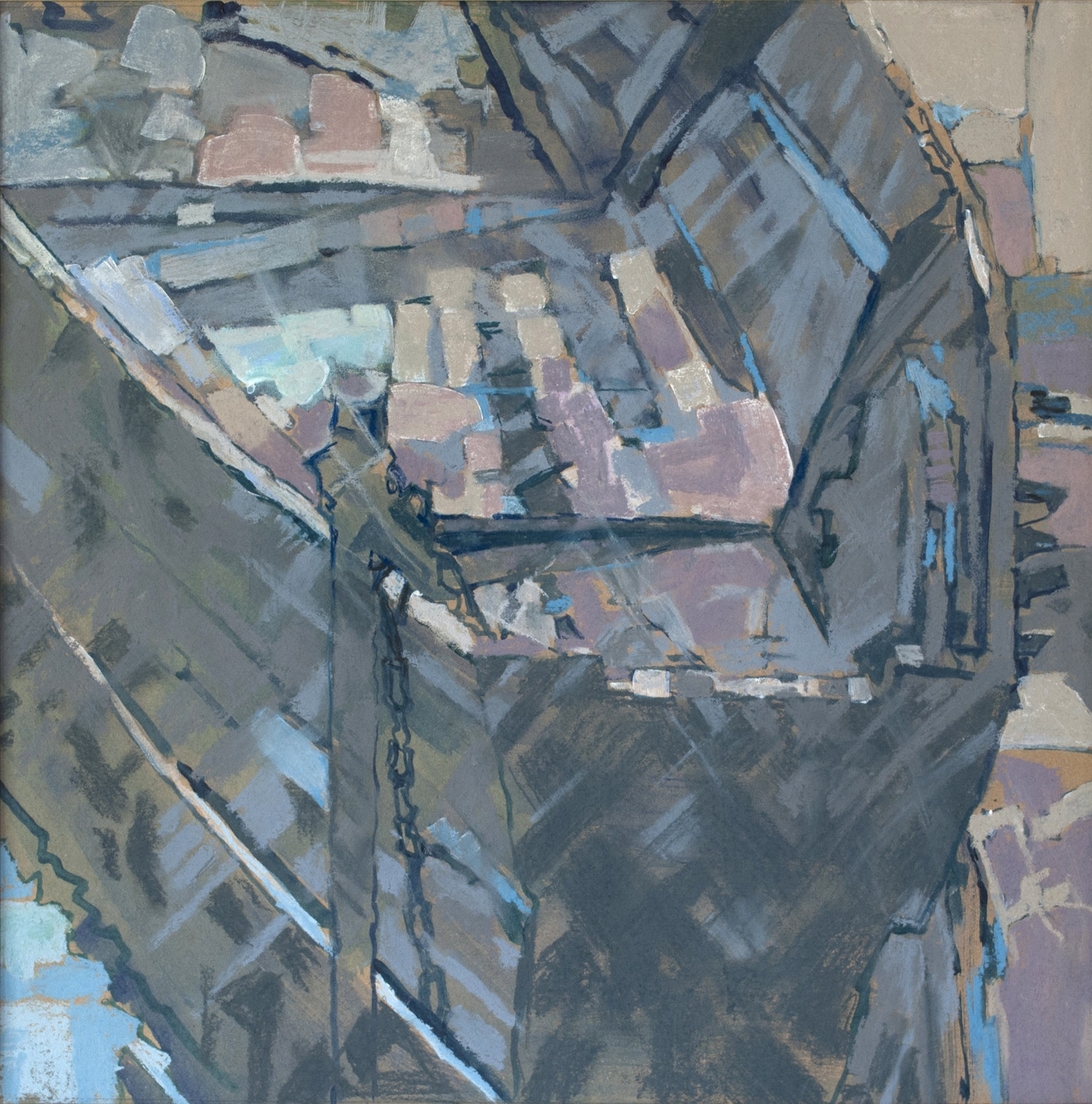 Валентин Фёдоров "Корма" 50x50 см, бумага, пастель, 2025 г., 39 000 руб.