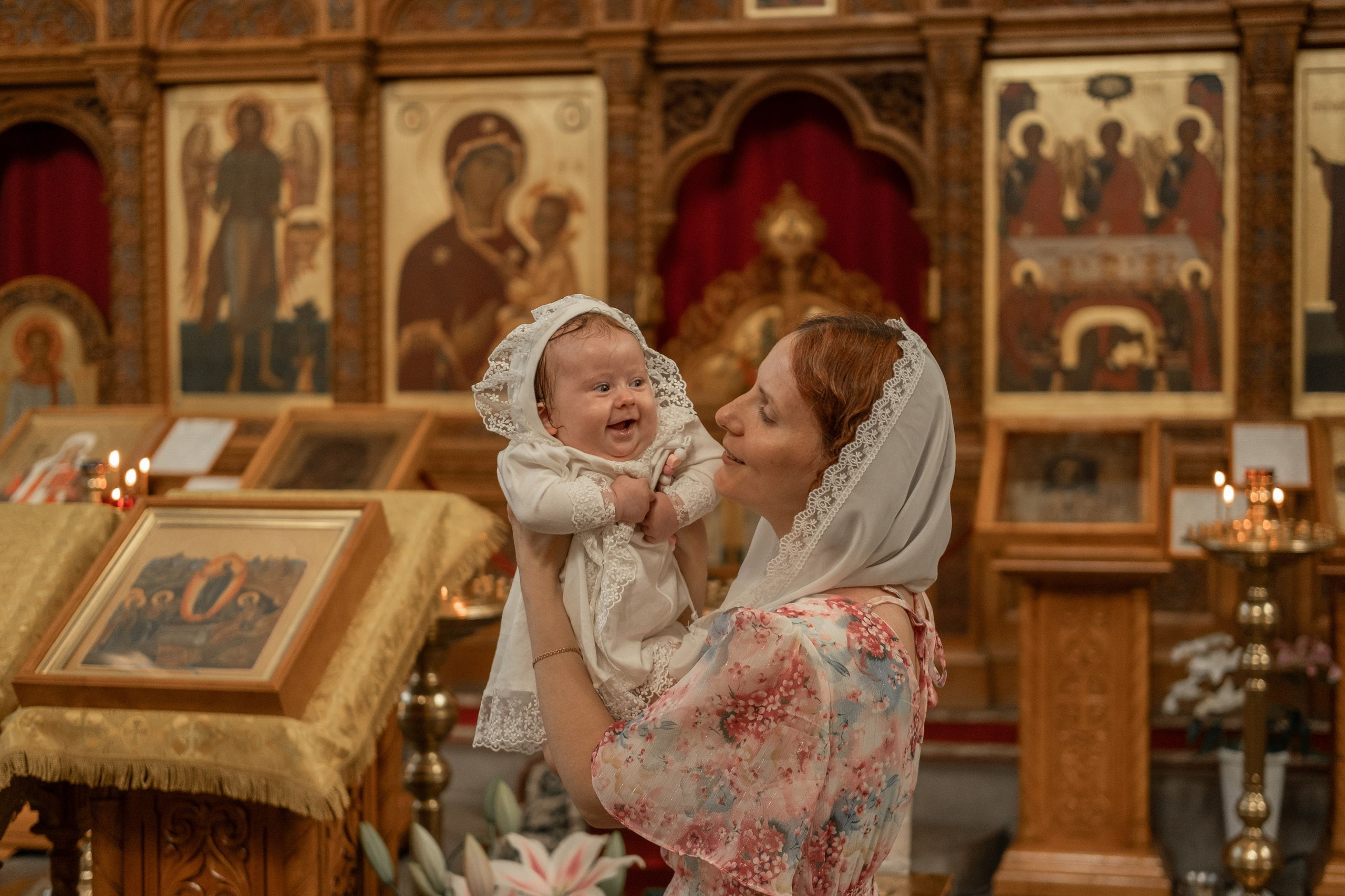 Фотосъемка крещения. Фотограф новорождённых в Санкт-Петербурге Надежда Турченко