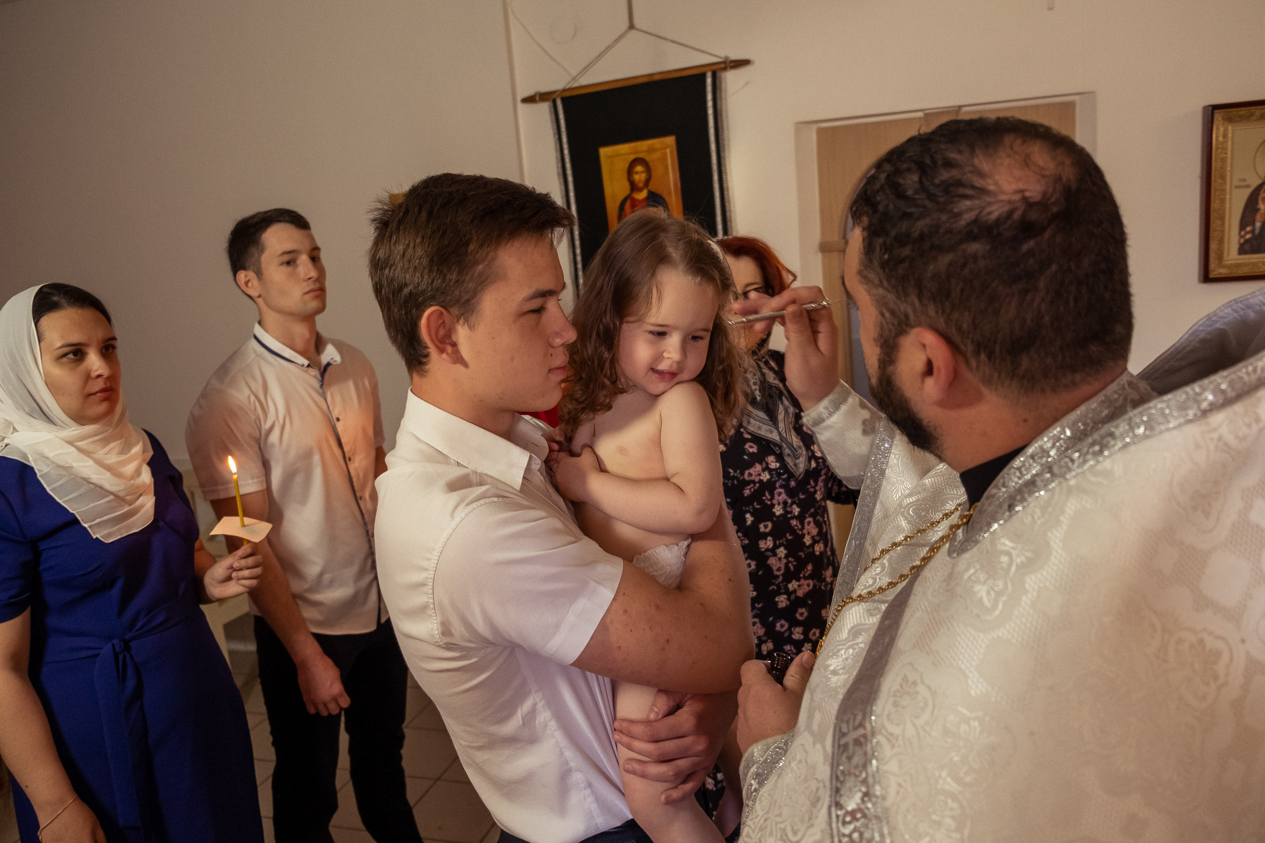 Фотосъемка крещения. Фотограф новорождённых в Санкт-Петербурге Надежда Турченко
