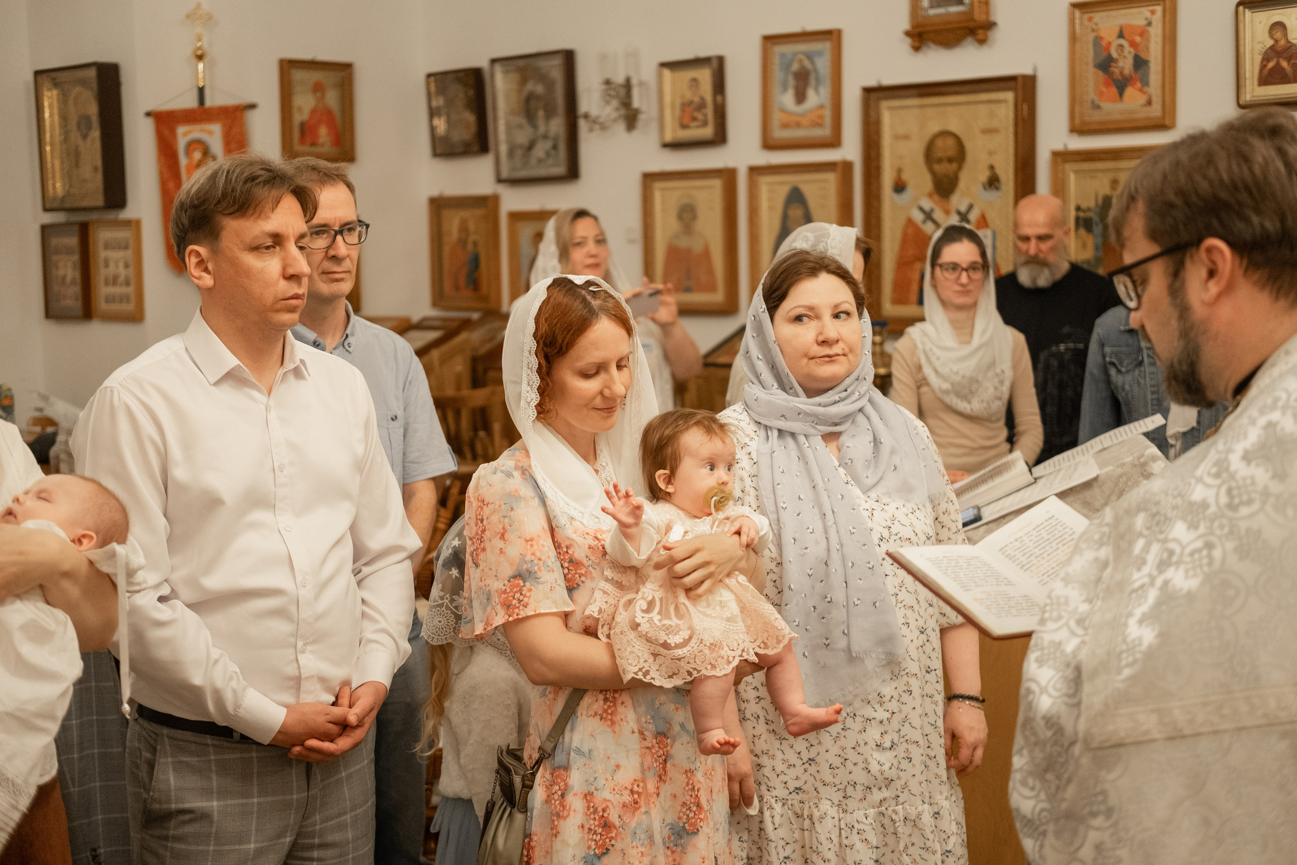 Фотосъемка крещения. Фотограф новорождённых в Санкт-Петербурге Надежда Турченко
