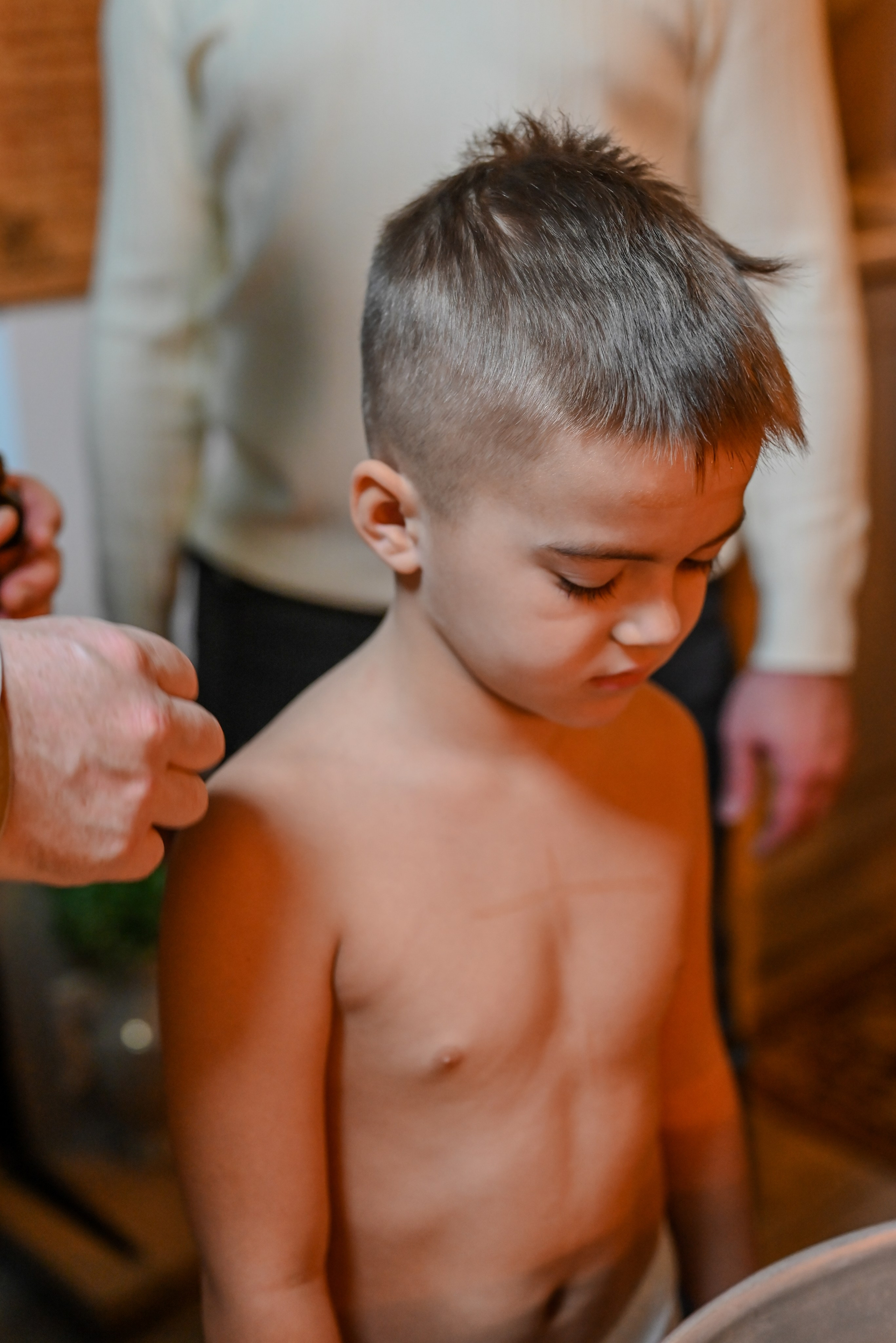 Крещение Совхоз Ленина. Семейный и детский фотограф Москва