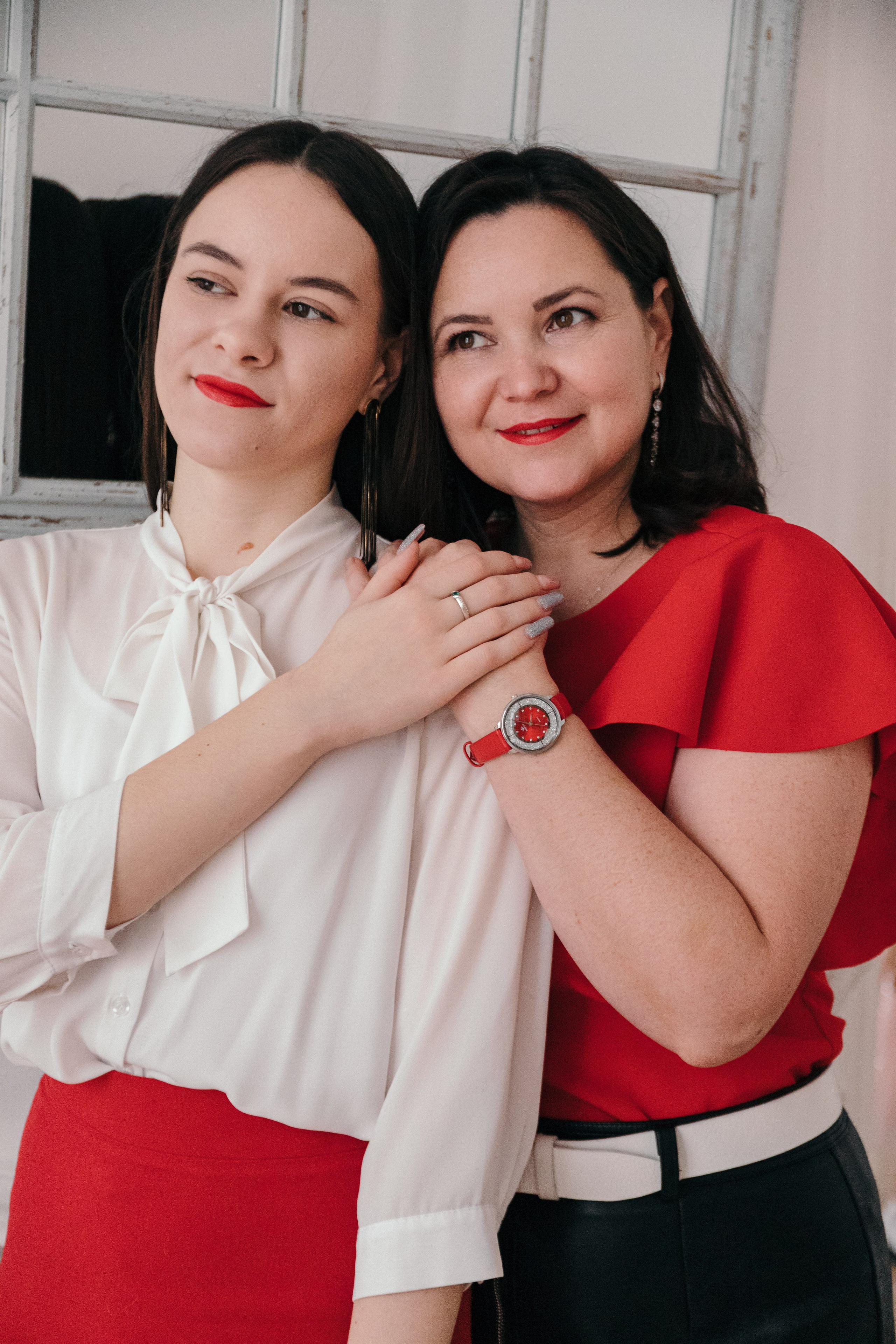 Семья в красном. Фотограф Елена Балакина (Челябинск)