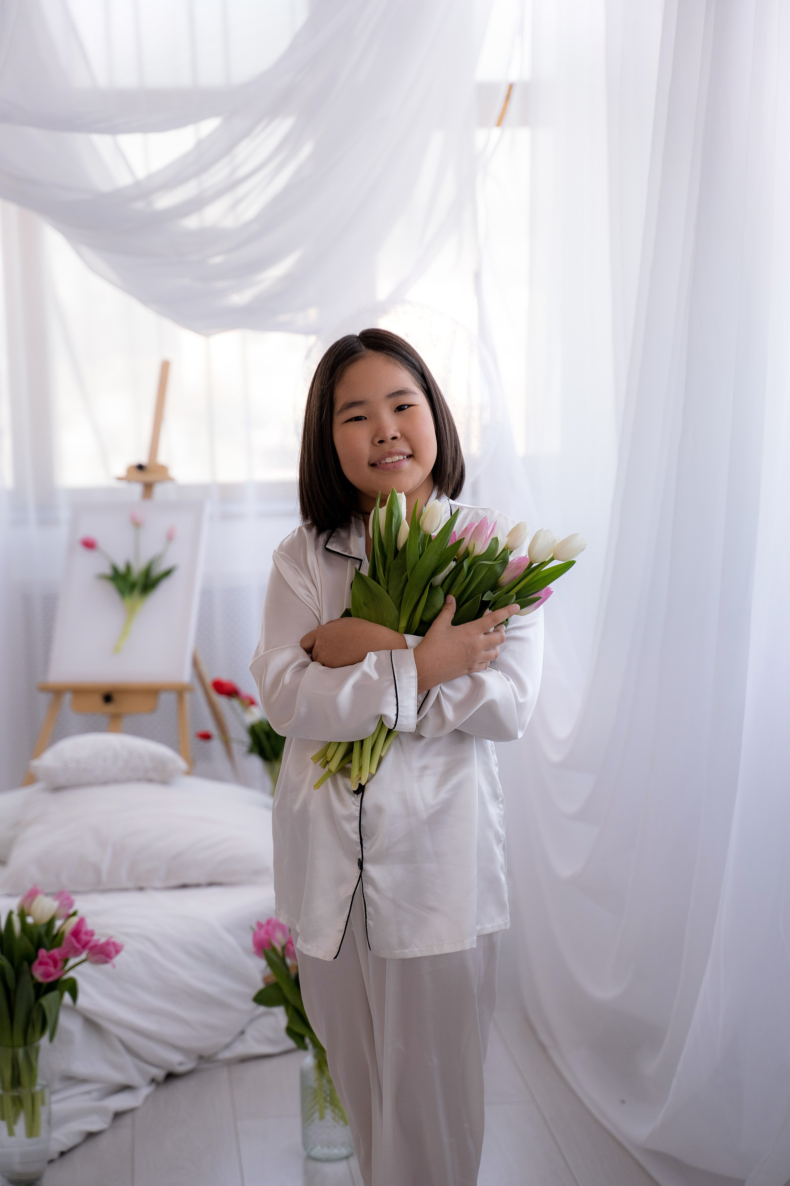 Тюльпановое настроение. Фотостудия Малина в городе Улан-Удэ. Фотограф Ирина Жарникова