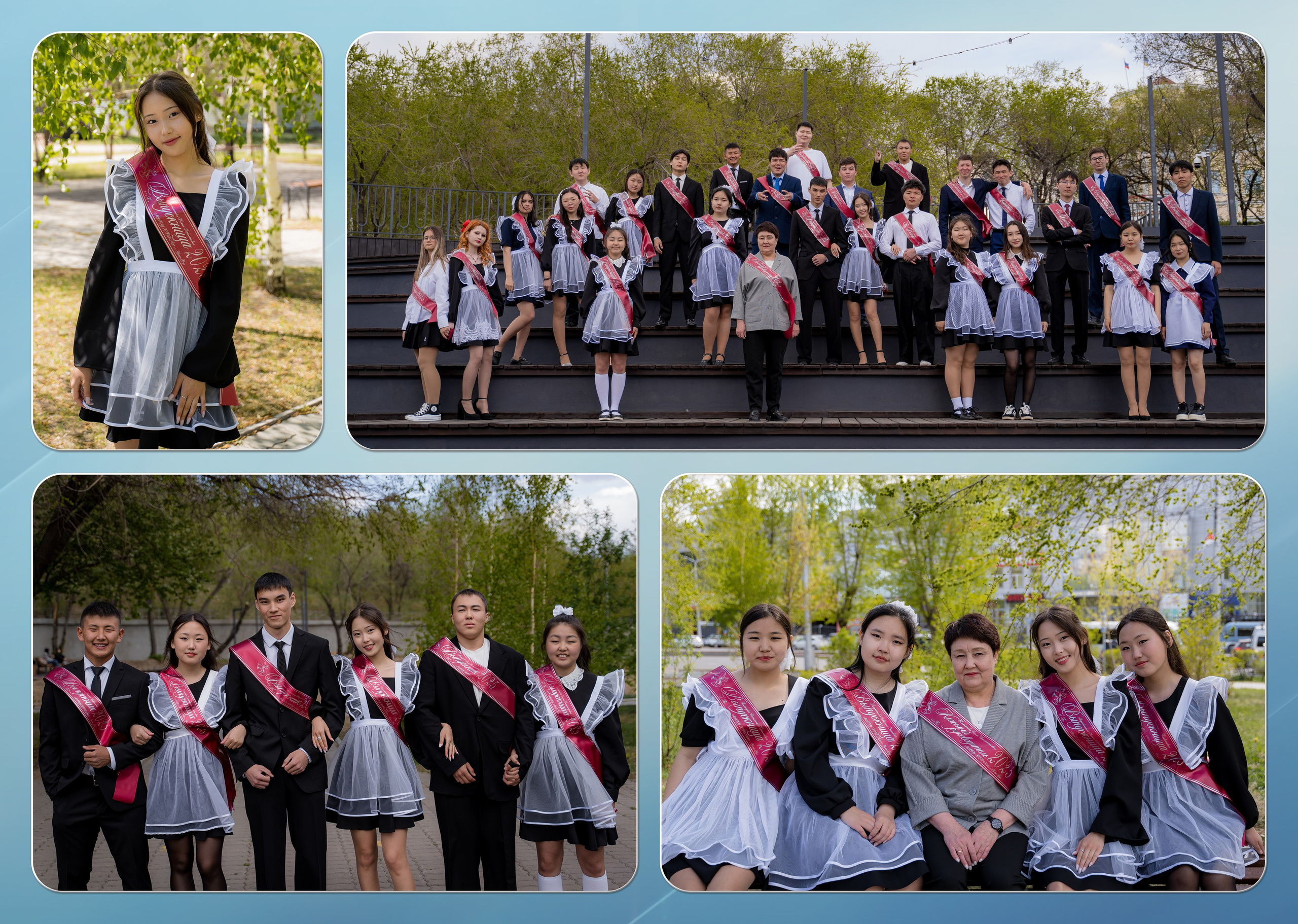 Выпускные альбомы премиум класса. Фотостудия Малина в городе Улан-Удэ. Фотограф Ирина Жарникова