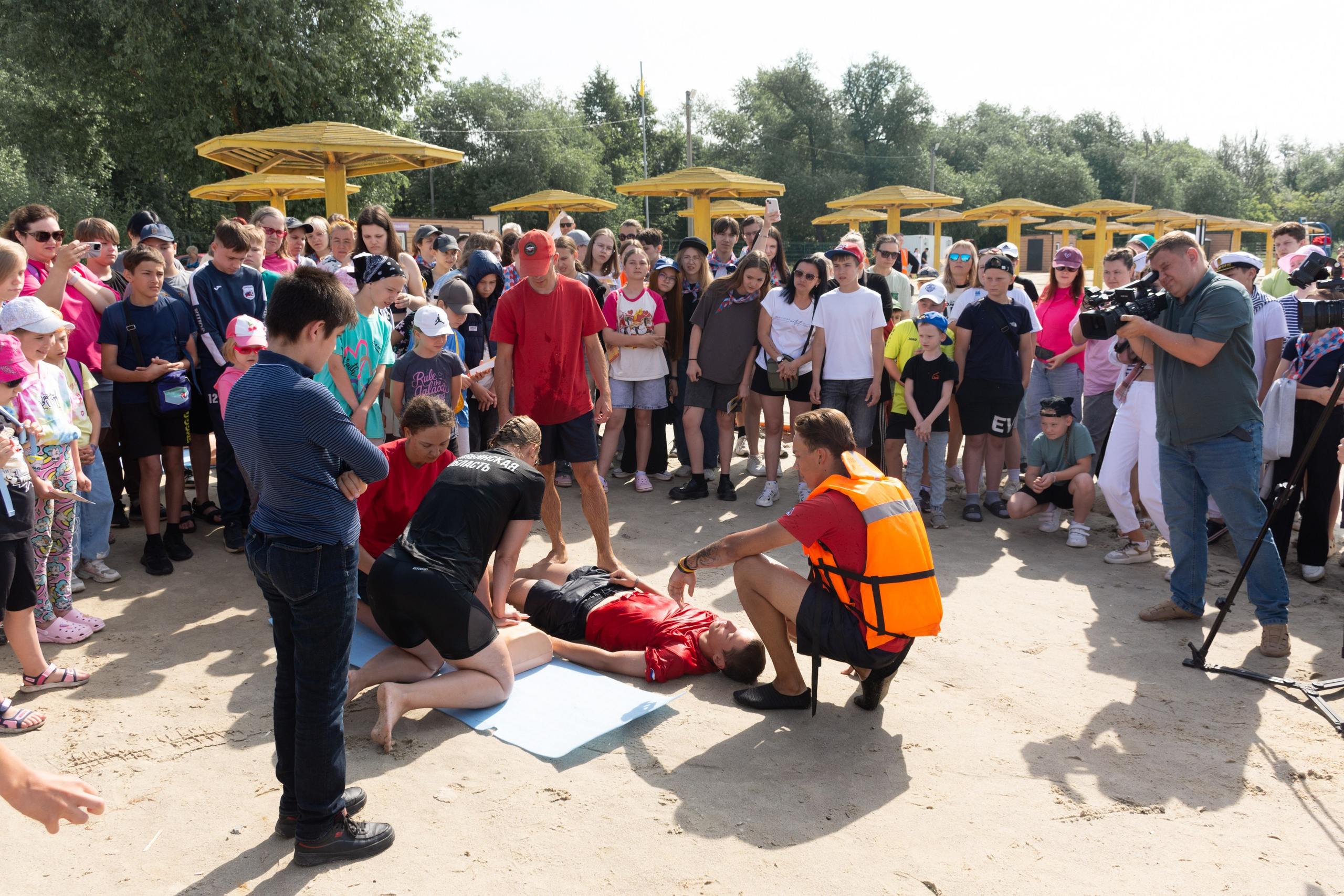Урок по безопасности на воде (полный альбом). Фотограф Максим Буряк
