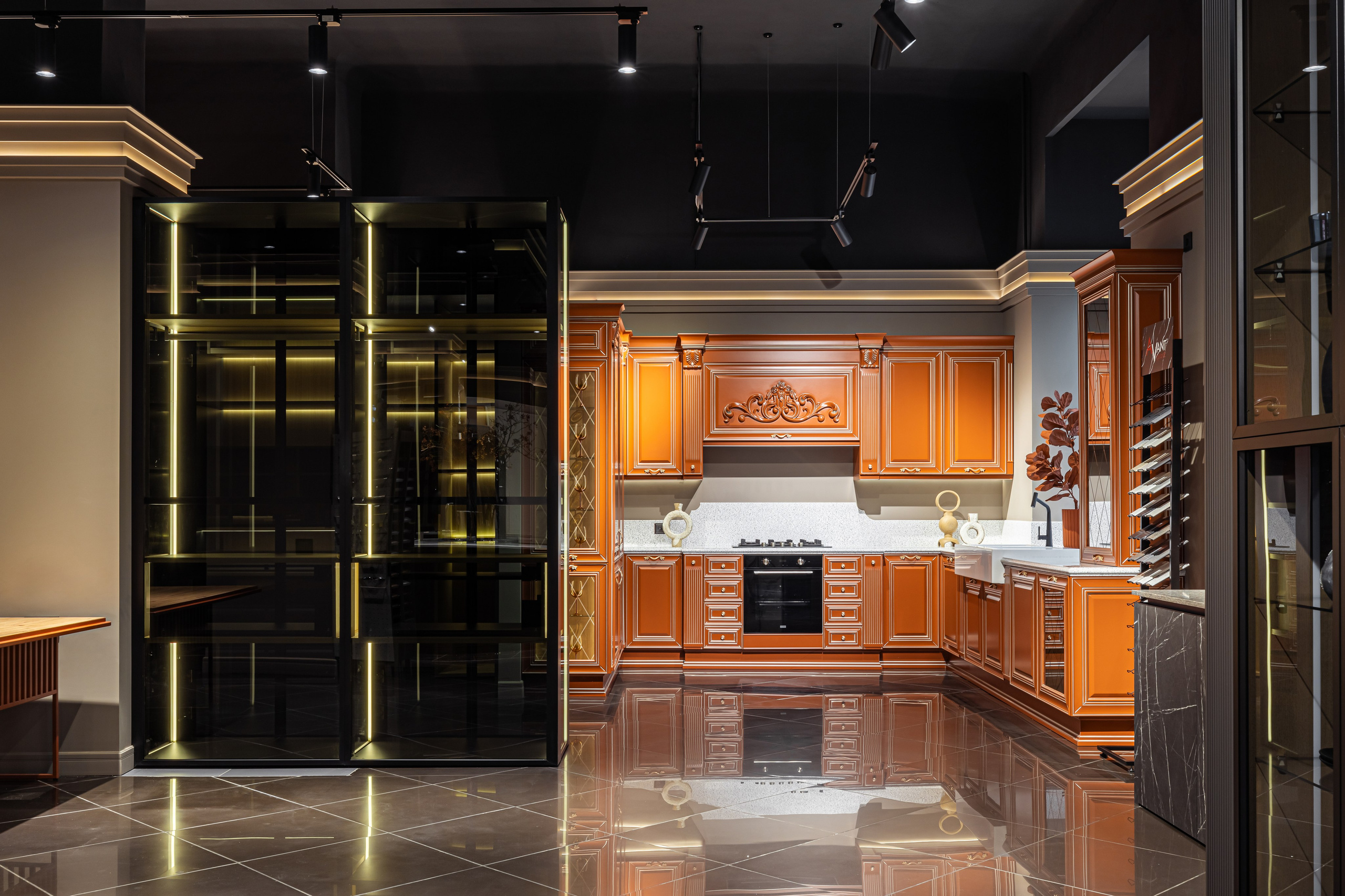 Салон «Рими», г. Москва. Дизайнер/стилист Анна Исупова. Иван Благушин. Интерьерный и архитектурный фотограф в Москве и Санкт-Петербурге