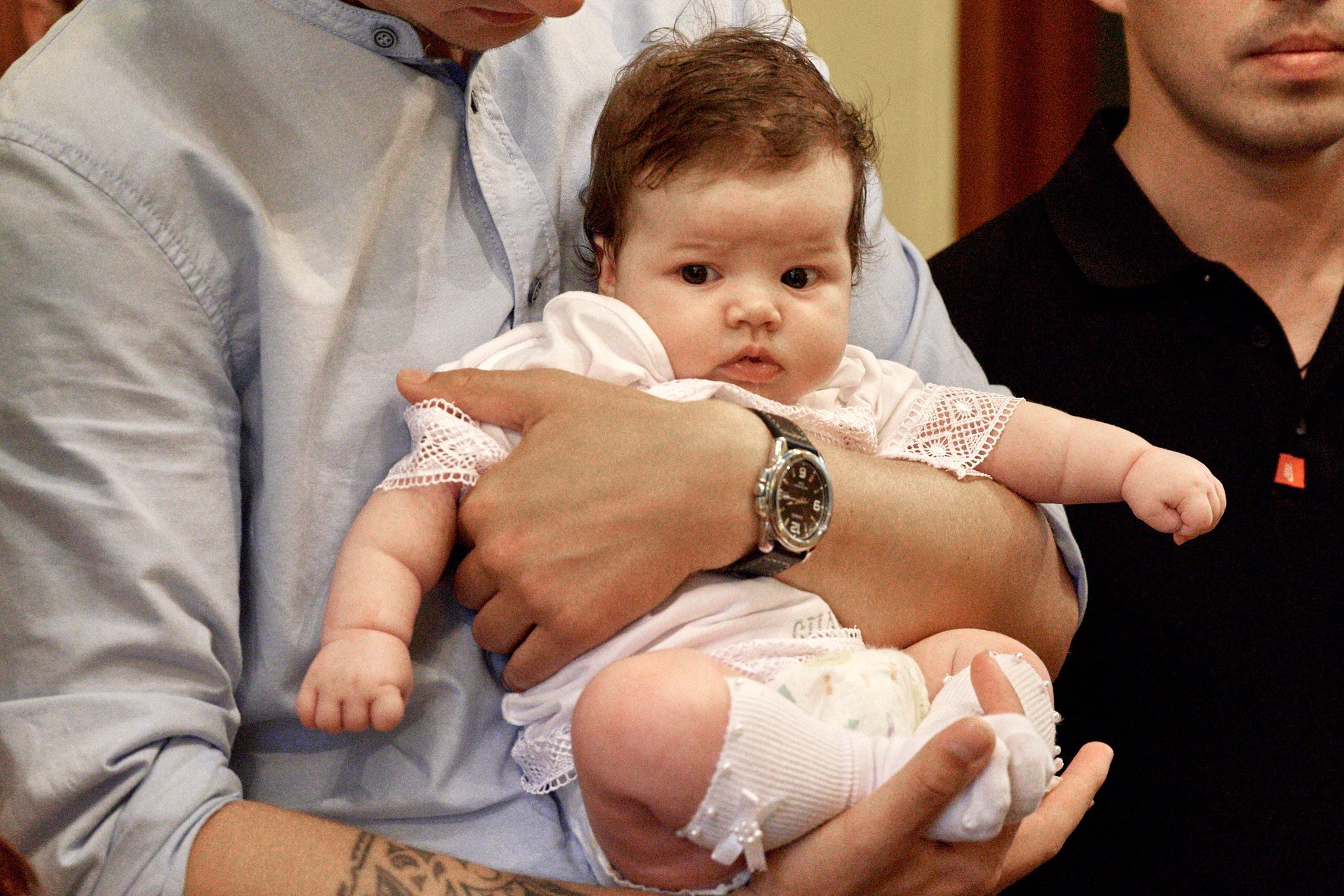 Фотосессия крещение Варвары