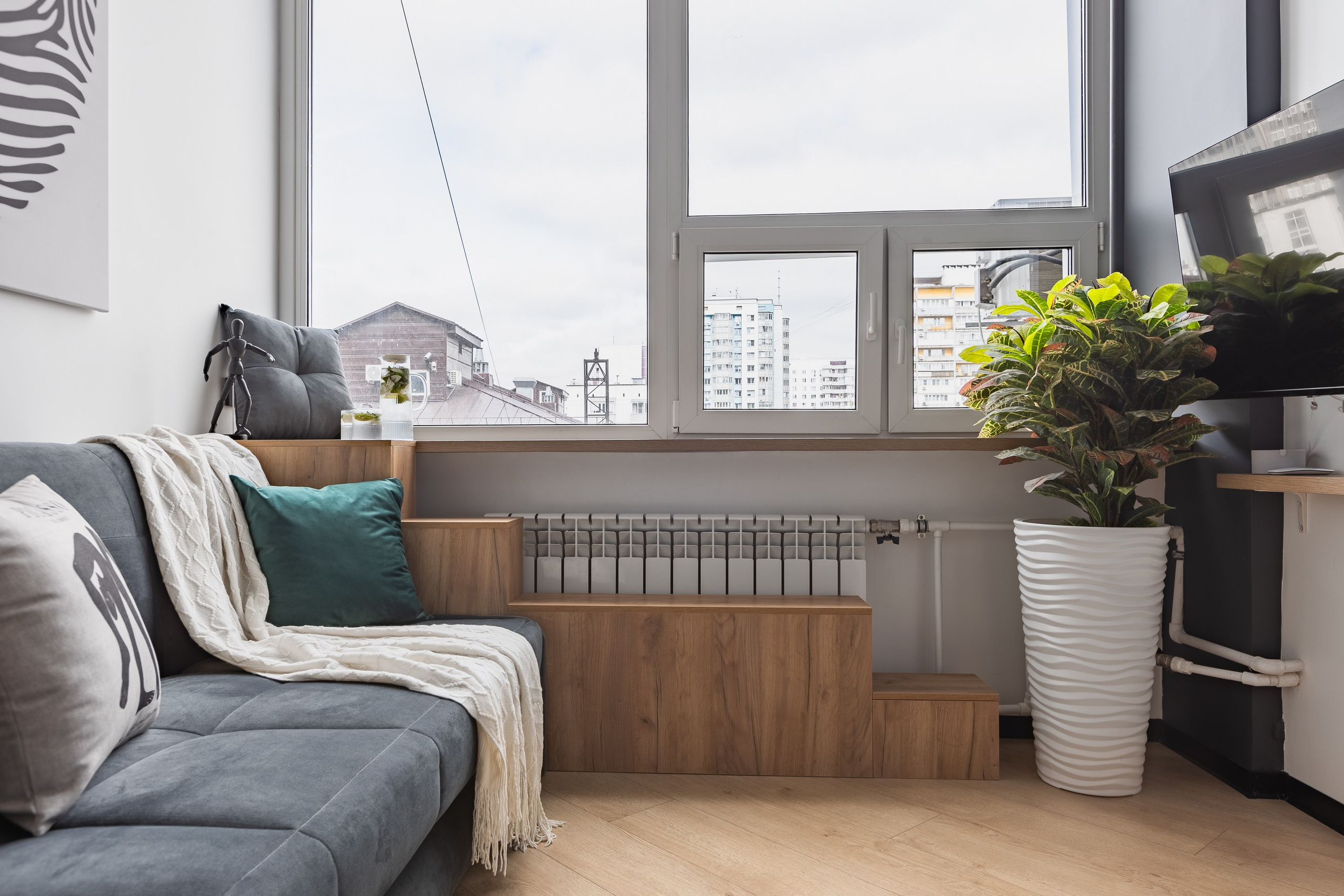 Апартаменты с антресолью. Интерьерный фотограф в Москве Роман Потапов