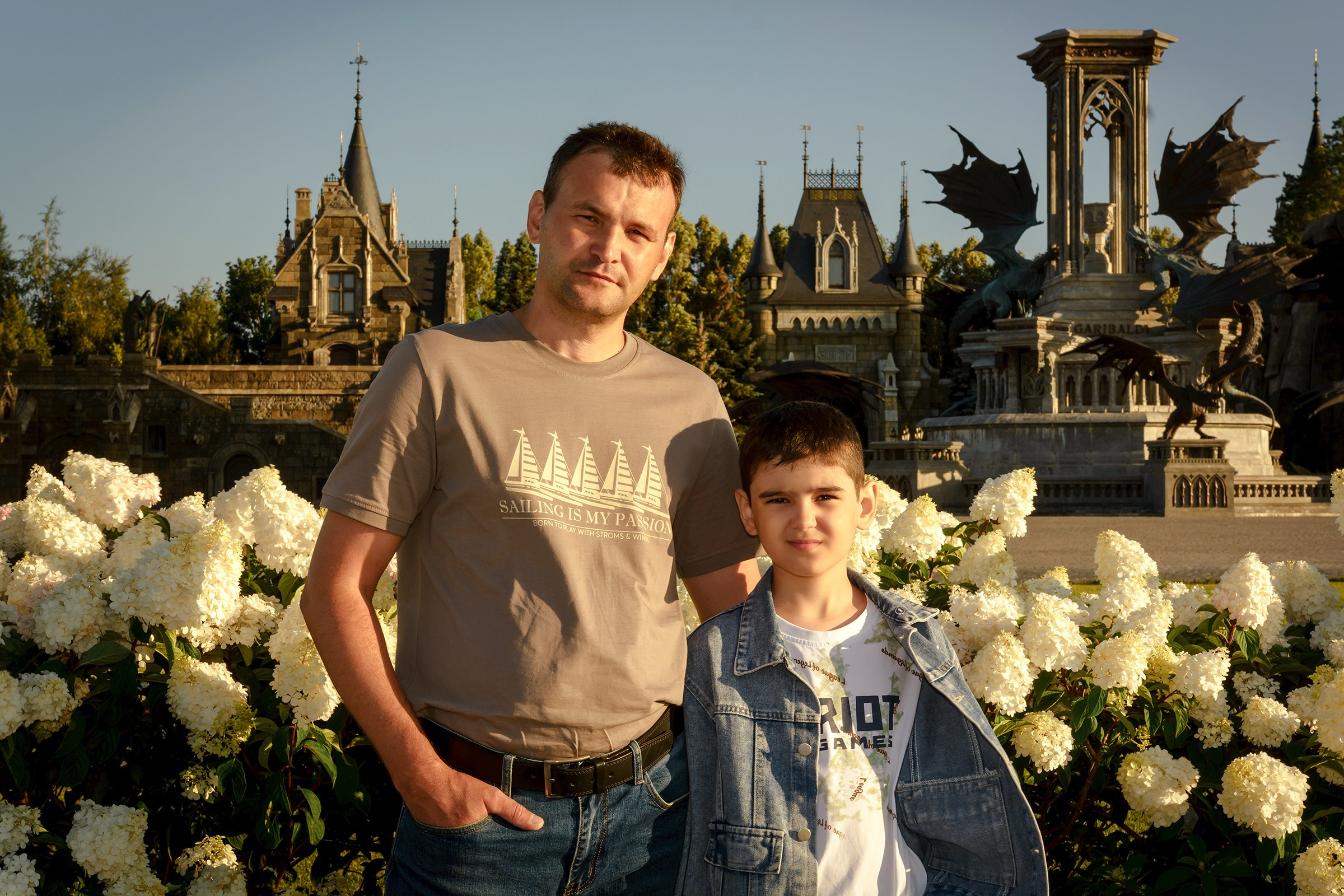 Семейная фотосессия у Замка Гарибальди. Фотограф Оксана Сафонова г. Тольятти