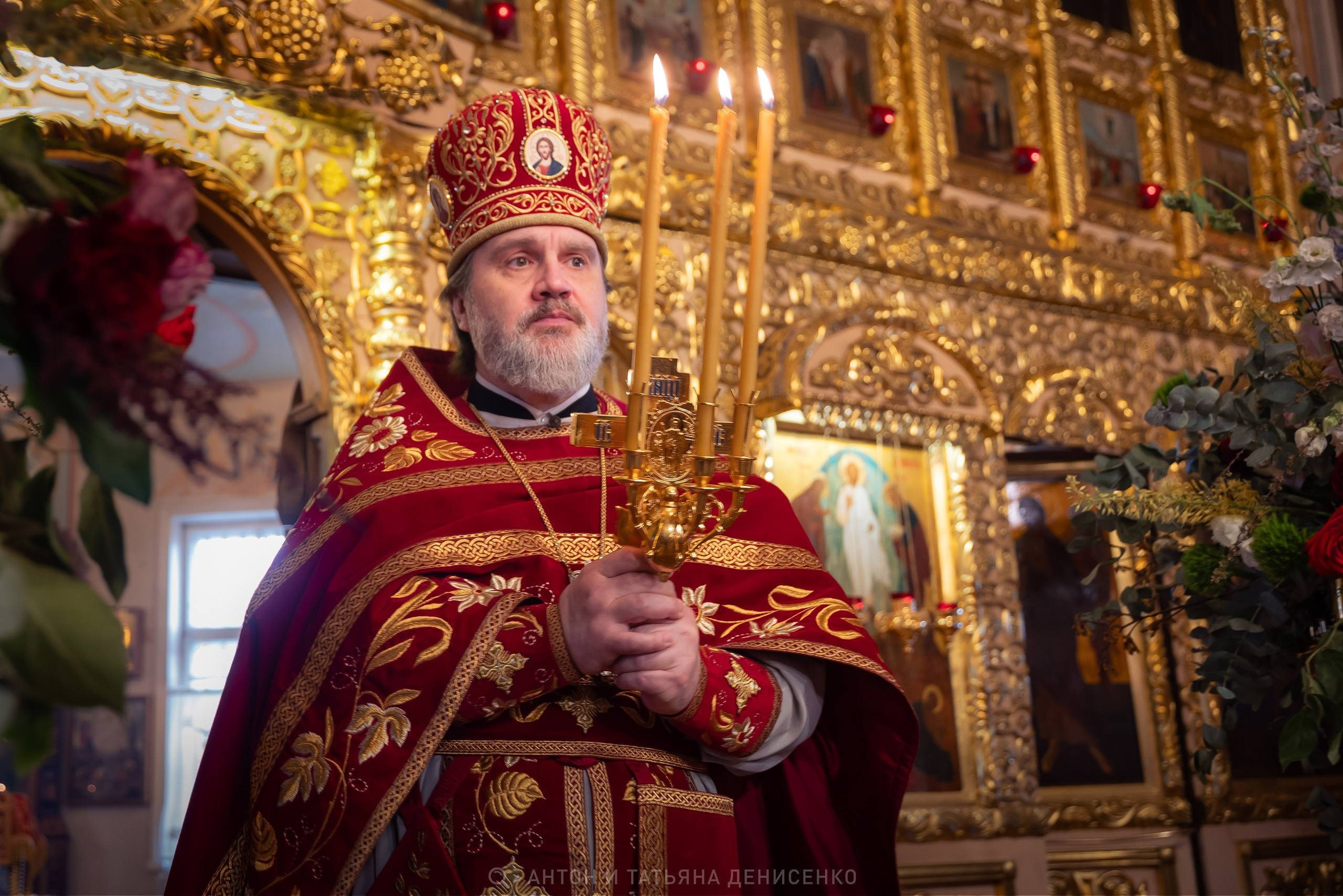 Храм Преображения Господня в Богородском. Антипасха. Антон и Татьяна Денисенко — В храме