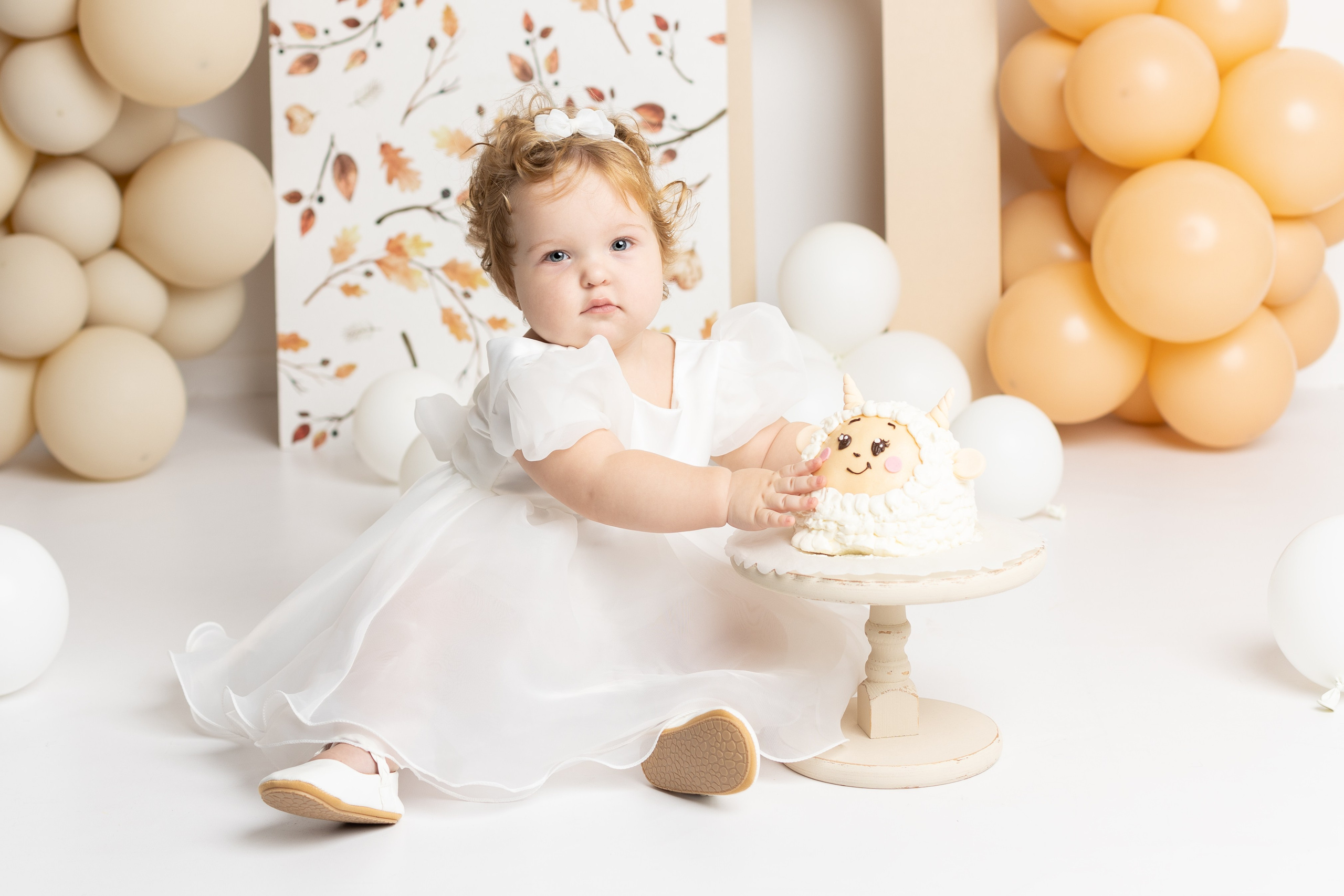 Фотосессия к первому дню рождения. Фотограф новорожденных, детский фотограф в г. Оренбурге Екатерина Козлова