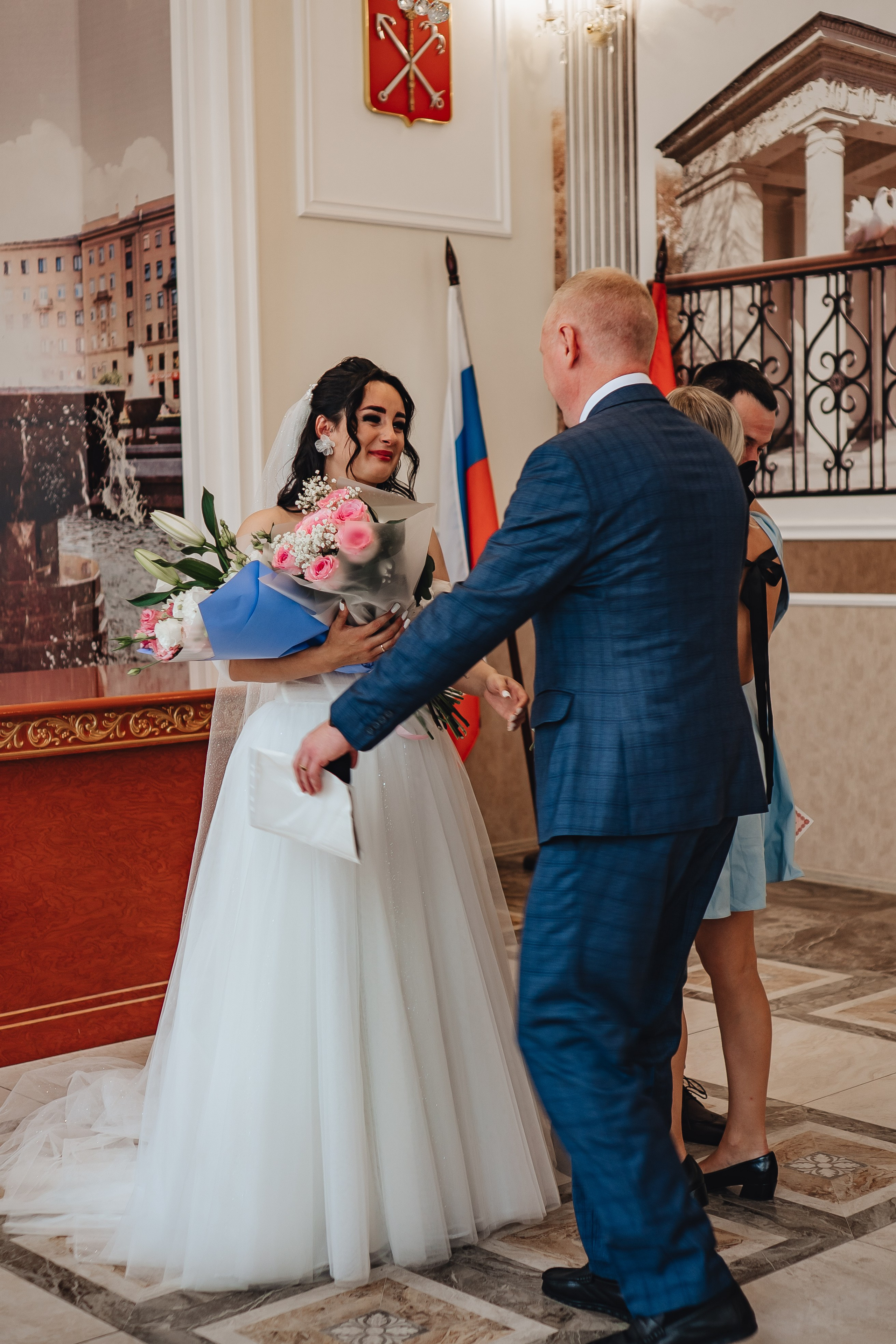 СВАДЕБНАЯ СЬЕМКА В ЗАГСЕ НА МОСКОВСКОМ ПРОСПЕКТЕ. Профессиональный фотограф, Санкт-Петербург — Виктория Богомолова