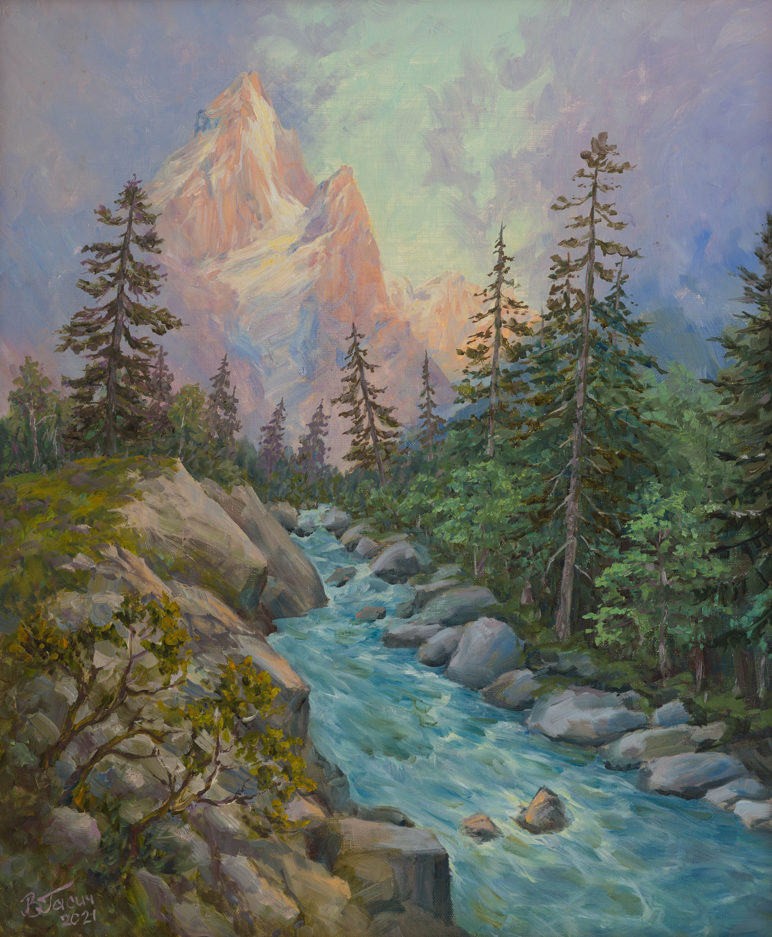 Пейзаж / Landscape. Художник Василий Гасич