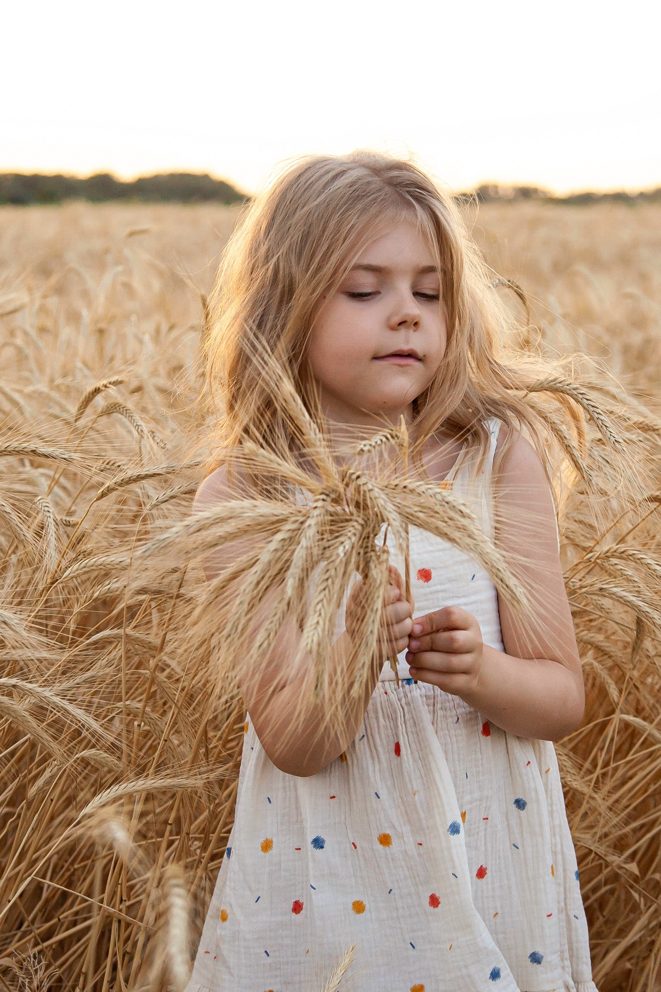 Ксюша в поле. Фотограф в Волгограде Норченко Светлана